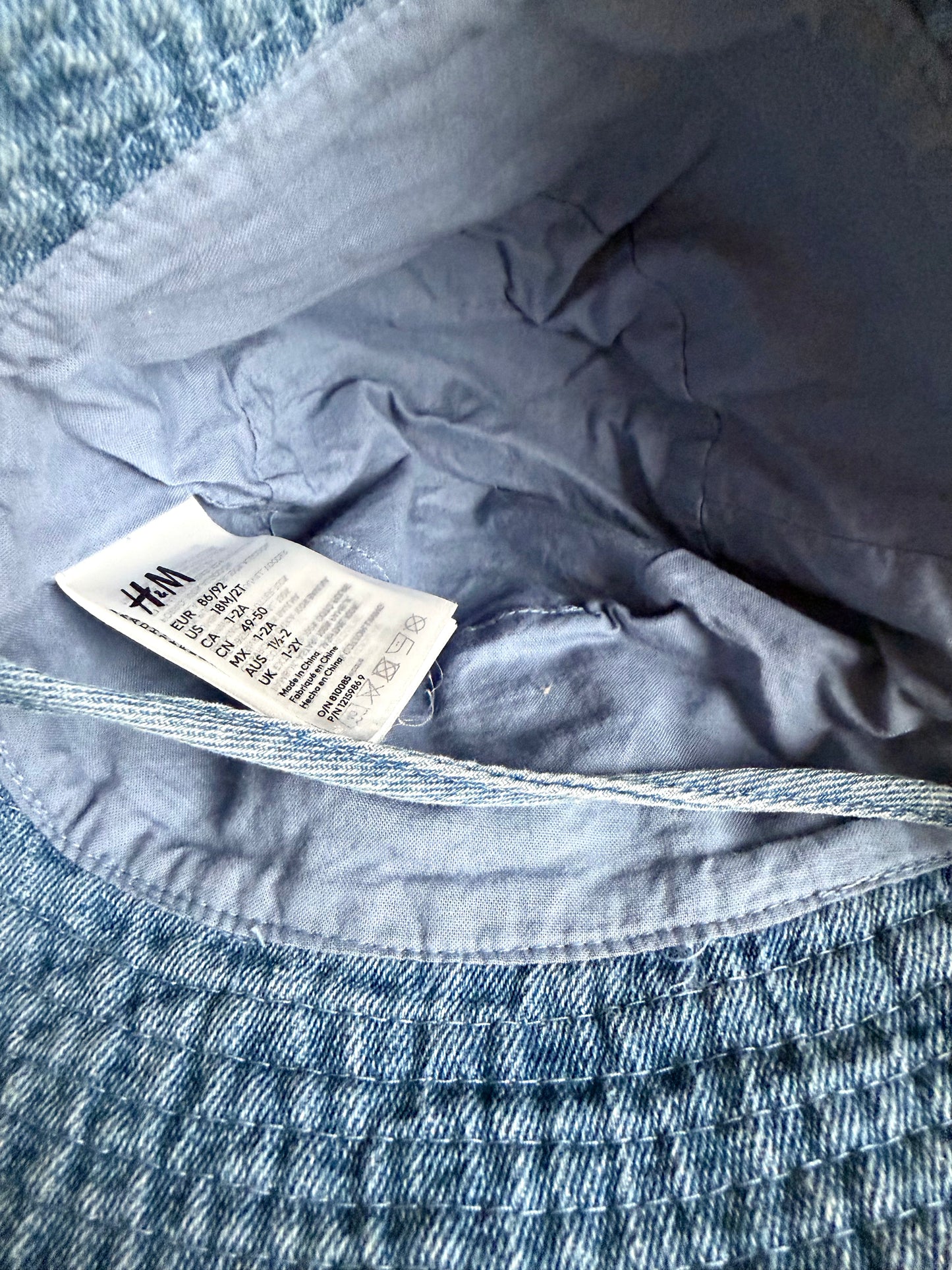 Jean Like Bucket Hat / 12-24m