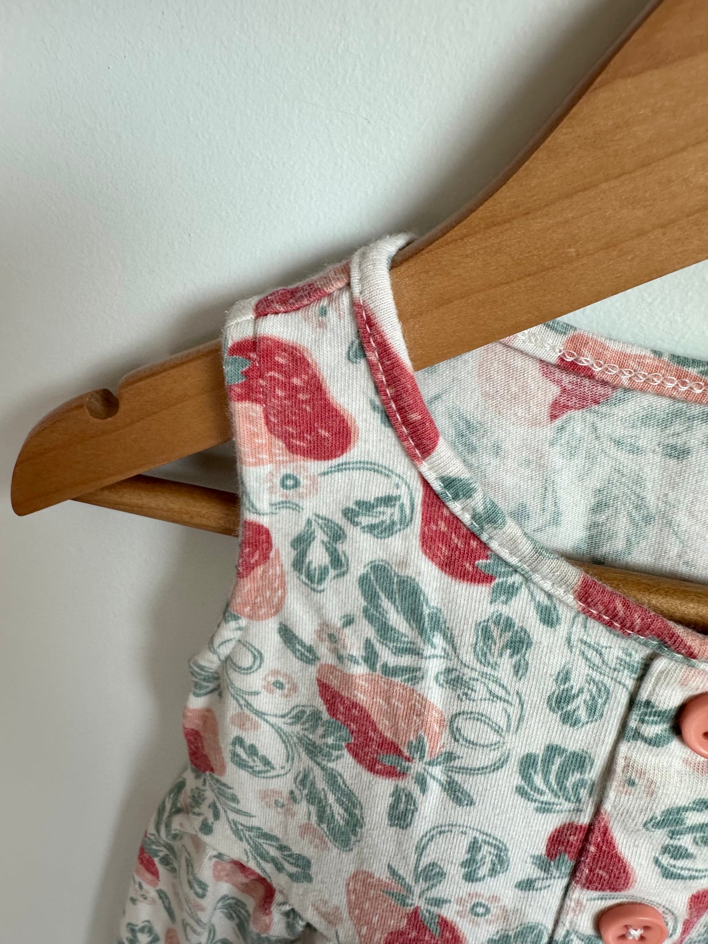 Strawberry Top with Pockets / 24m