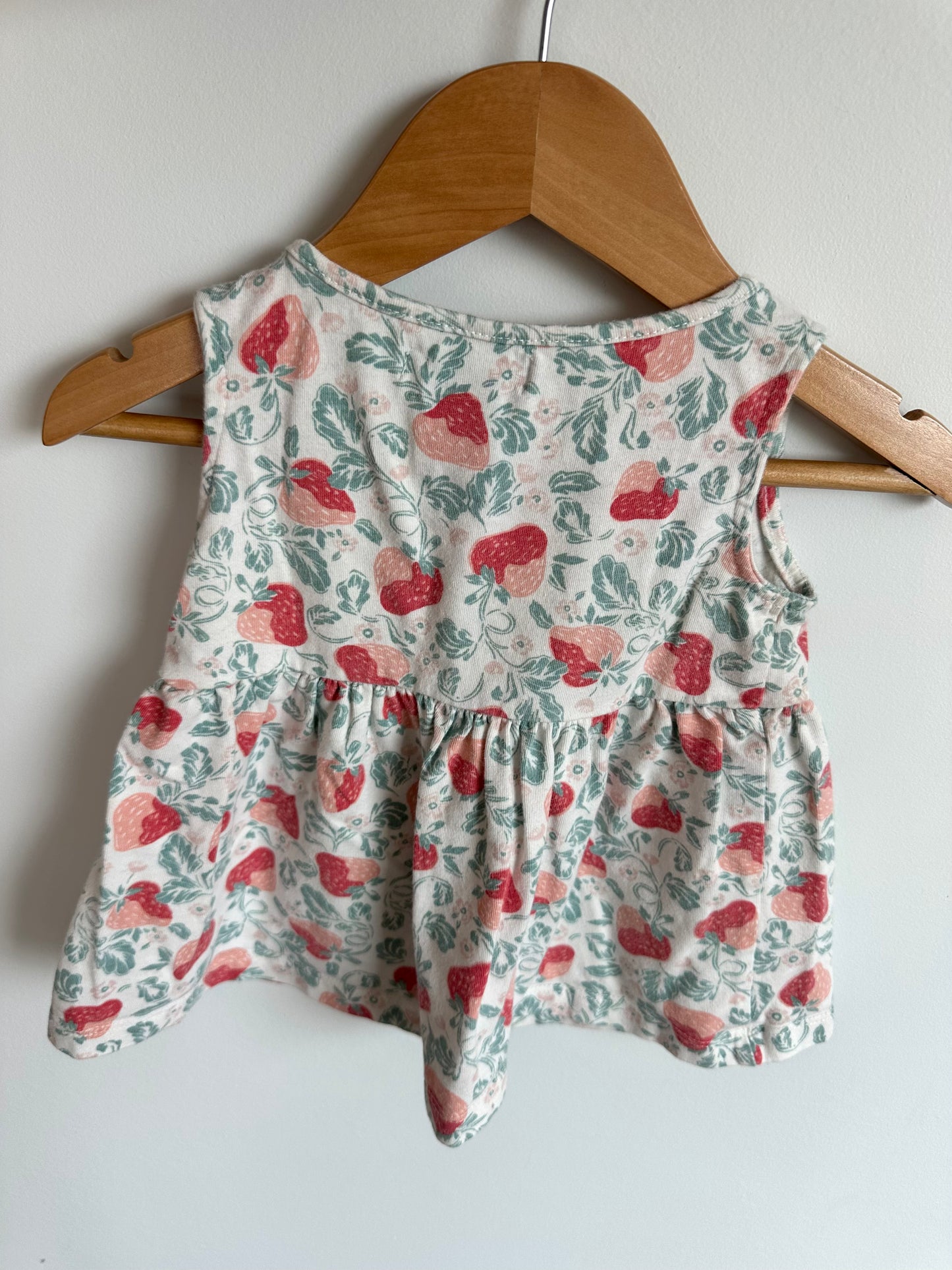 Strawberry Top with Pockets / 24m