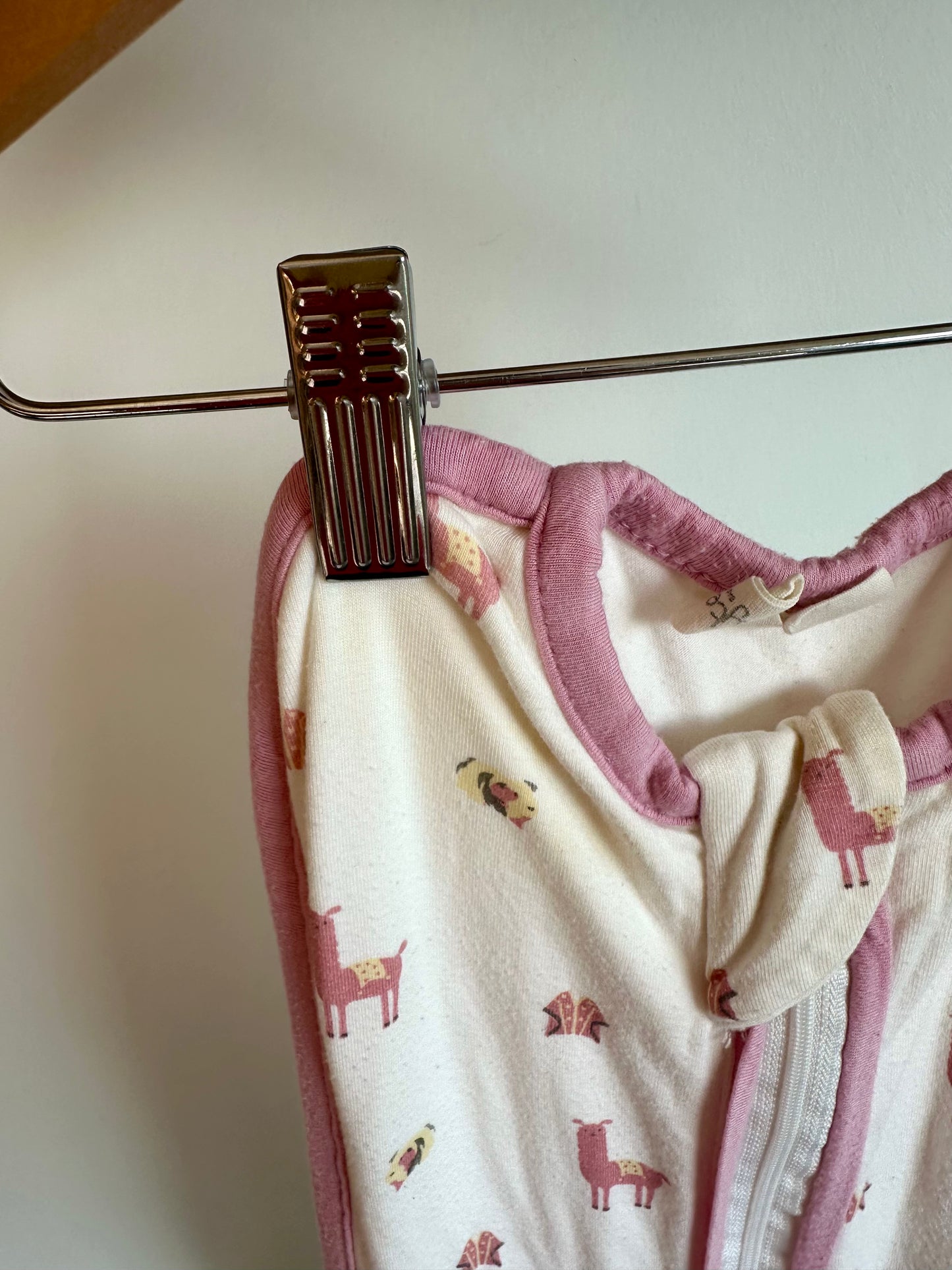 Kyte Pink Llama Bamboo Swaddle (PLAY) / 0-3m
