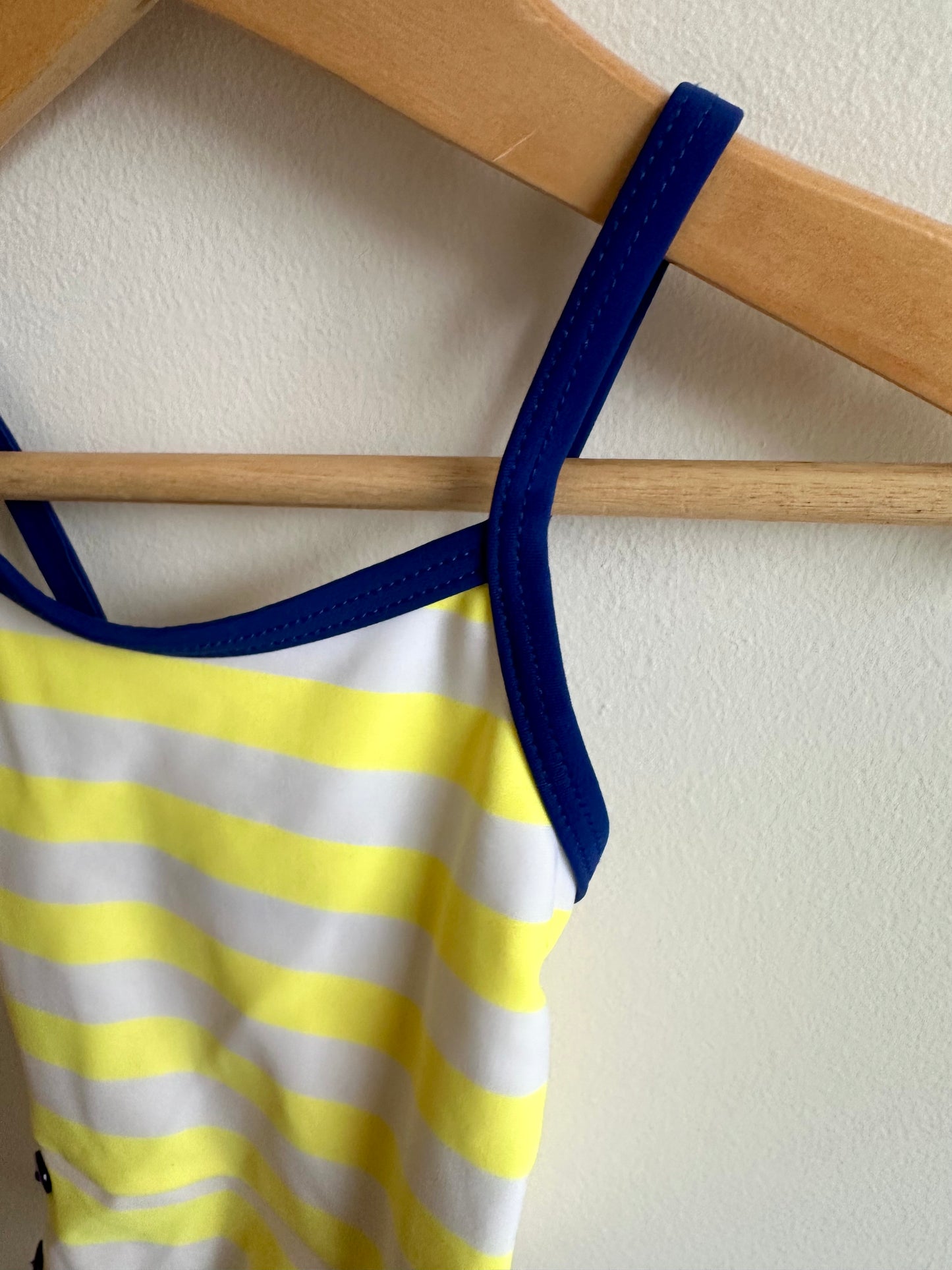 Striped Yellow Swimsuit / 6-12m