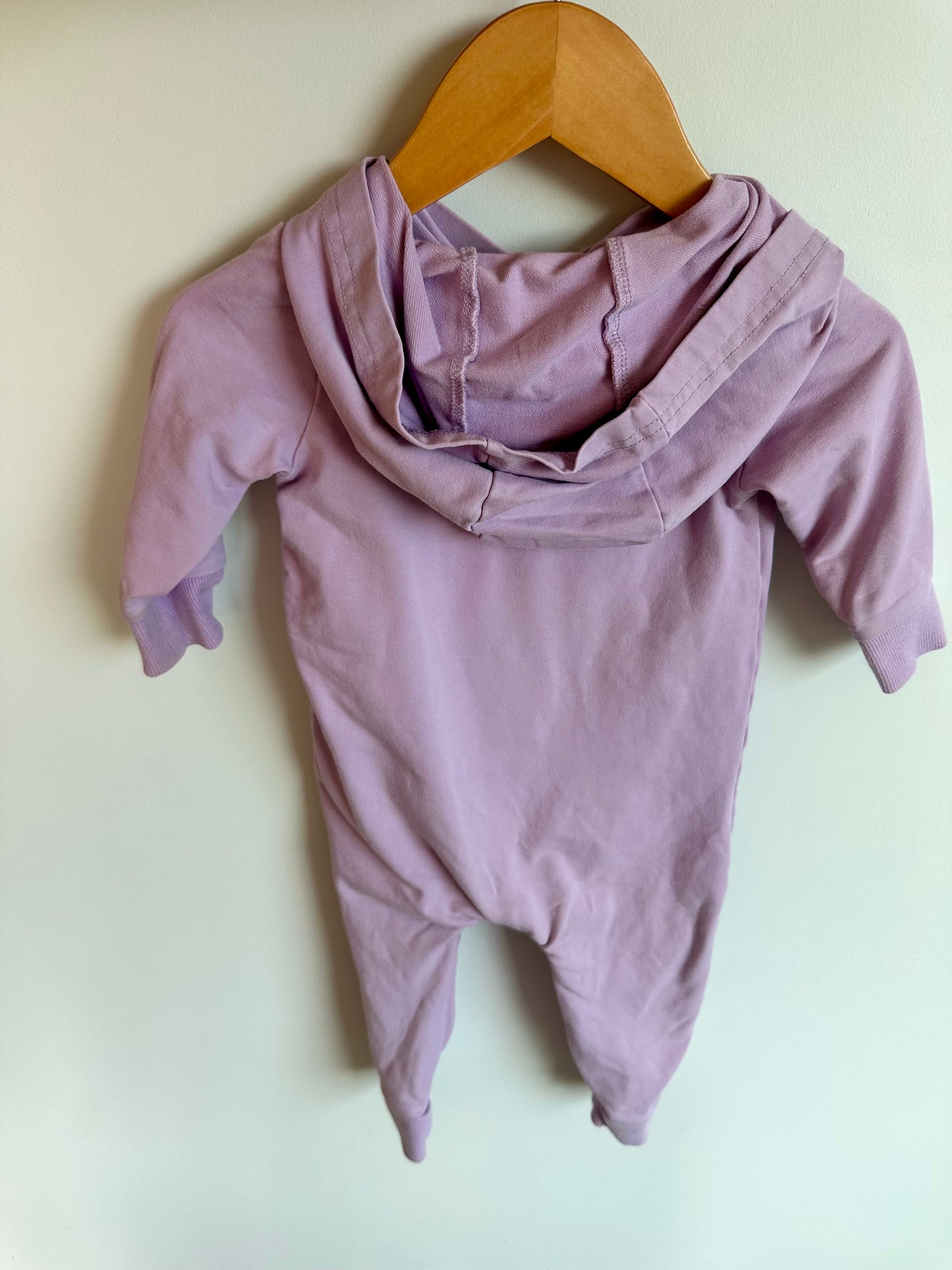 Pink Hooded Huro Kids Jumpsuit / 6-12m