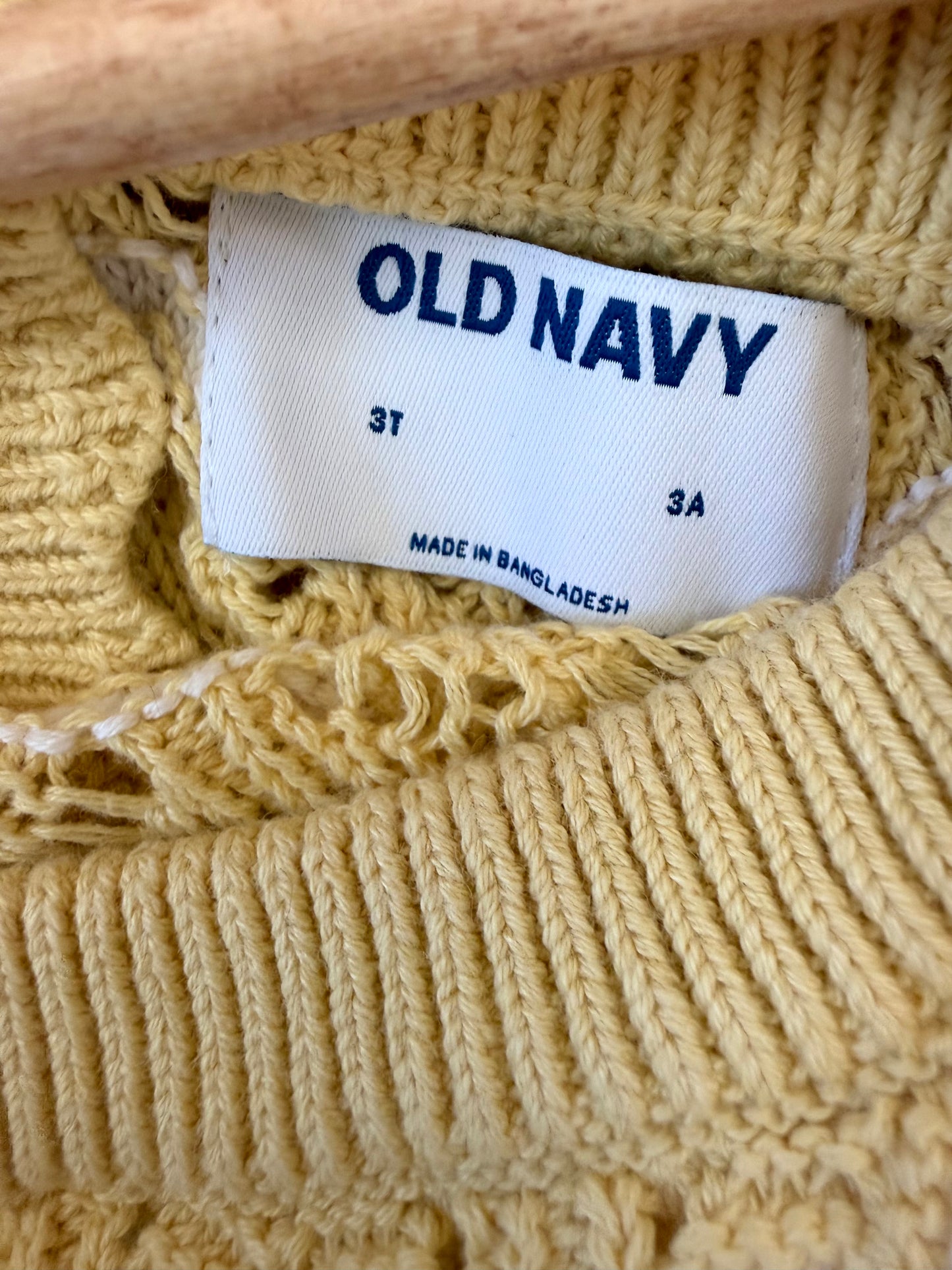 Yellow Knit Top / 3T