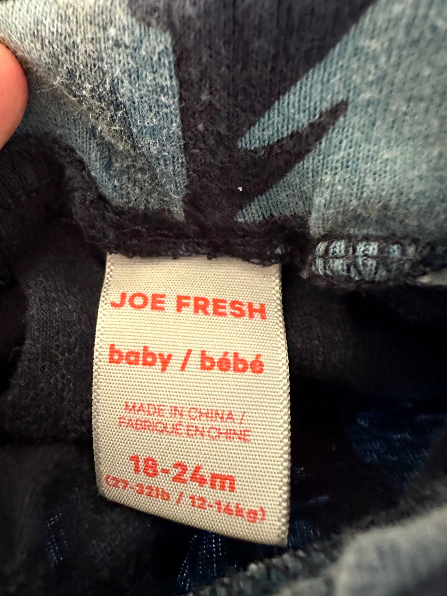 Bear Drop Crotch Pants / 18-24m