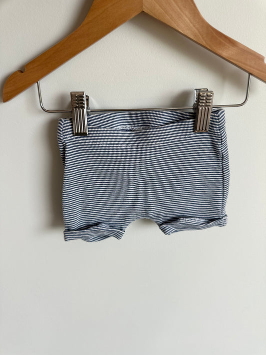 H&M Organic Cotton Striped Shorties / 6-9m