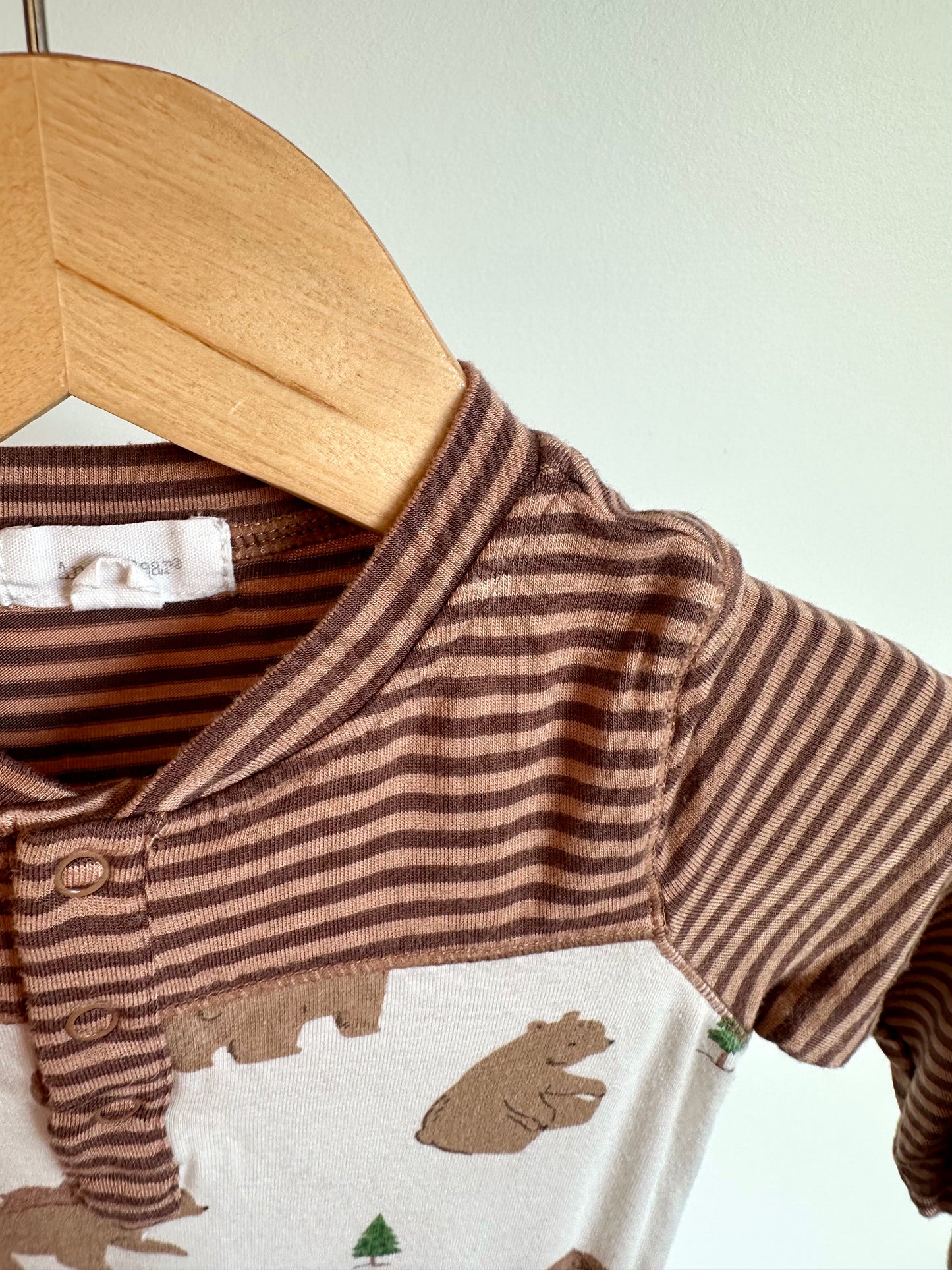 Bamboo Bears Jumpsuit / 3-6m