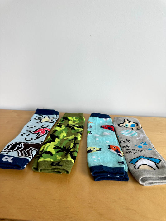 4 Pairs of Crawling Socks