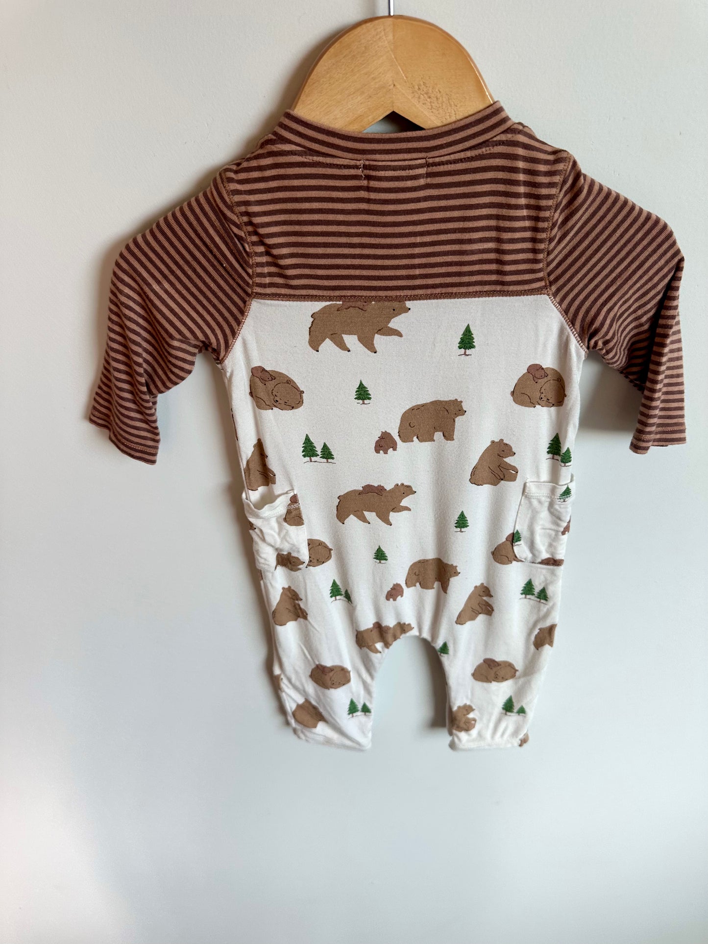 Bamboo Bears Jumpsuit / 3-6m