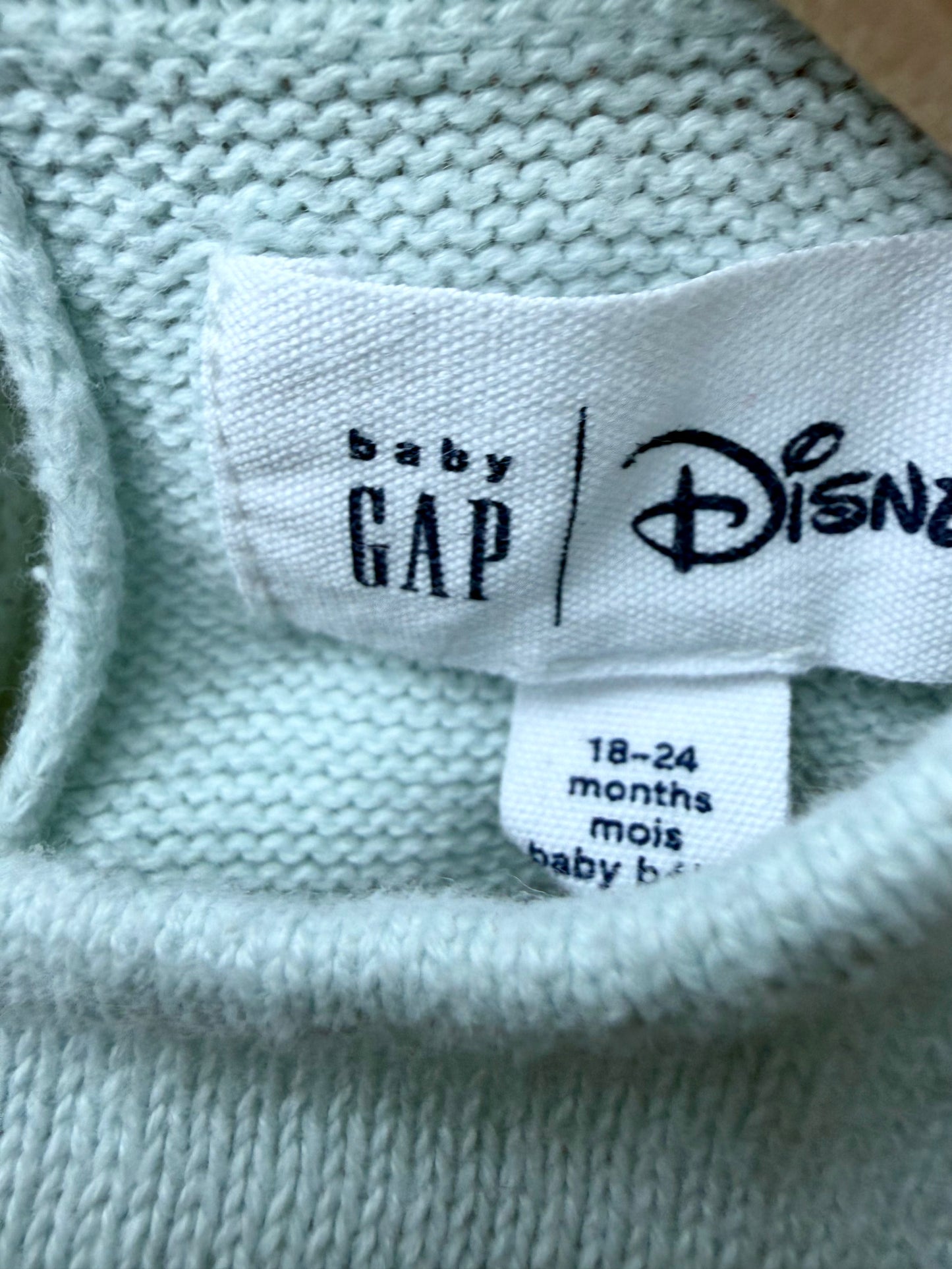 Gap Blue Knit Disney Dress / 18-24m