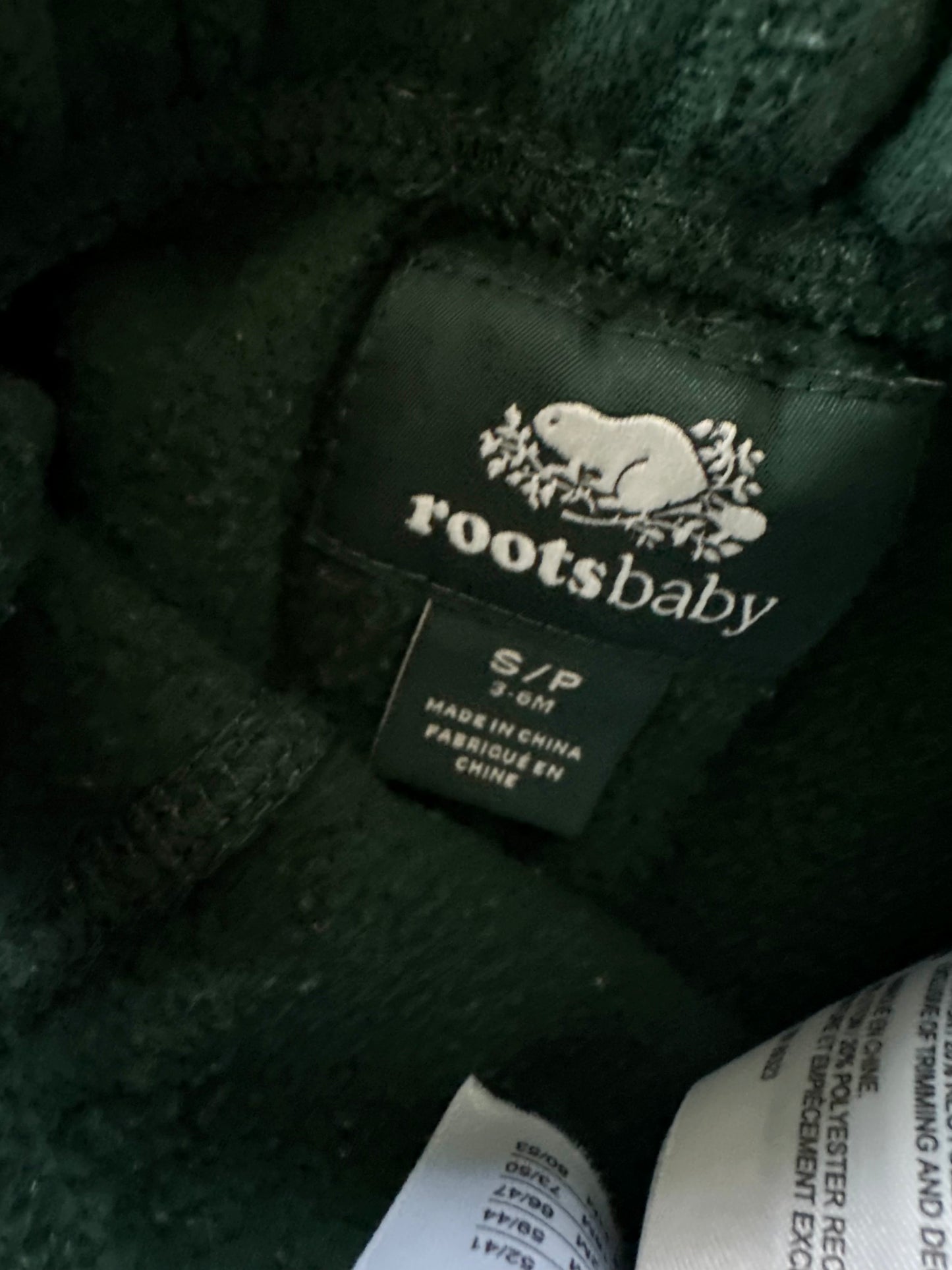 Roots Green Joggers / 3-6m