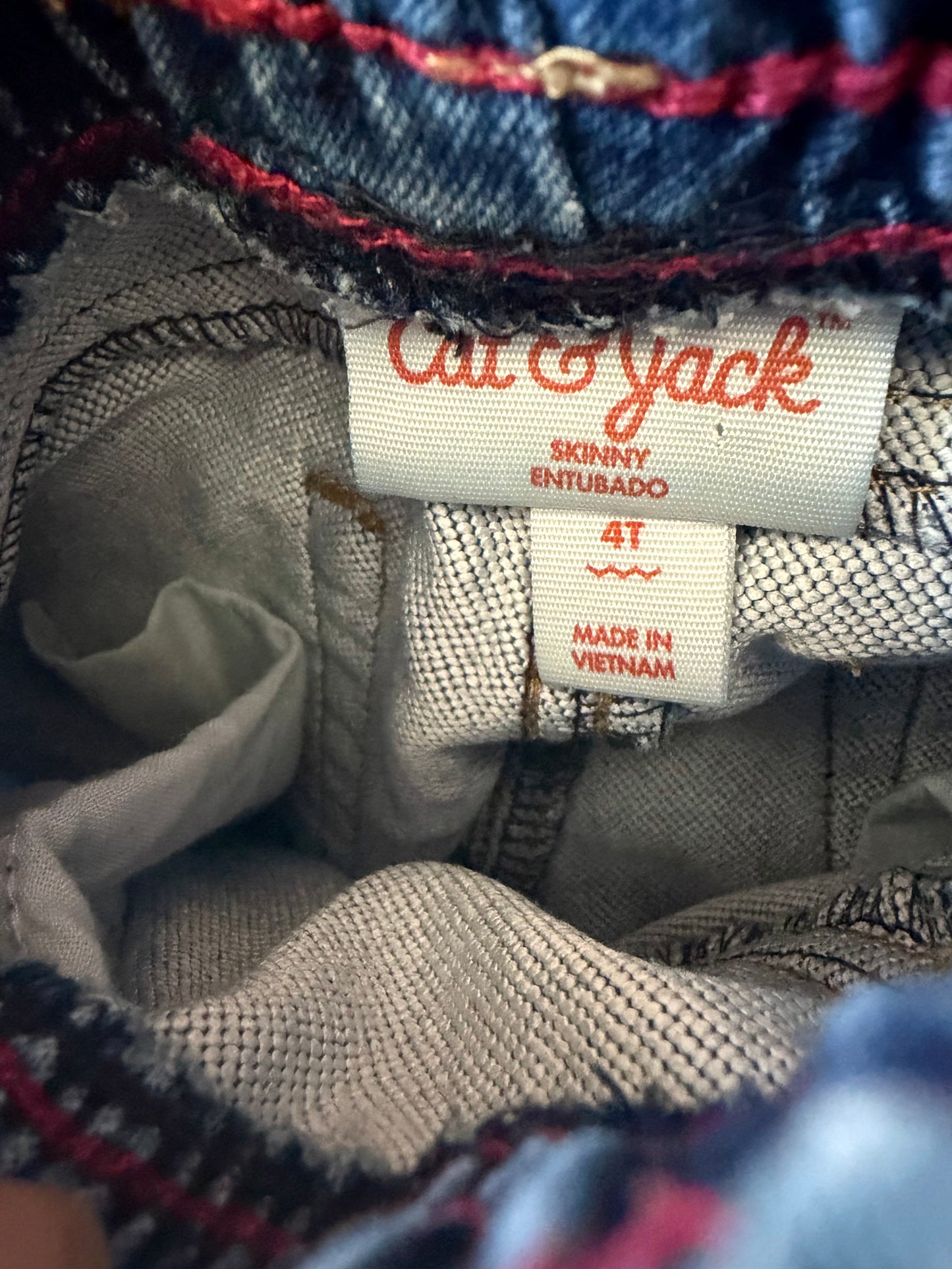 Skinny Jeans with Functional Drawstring / 4T