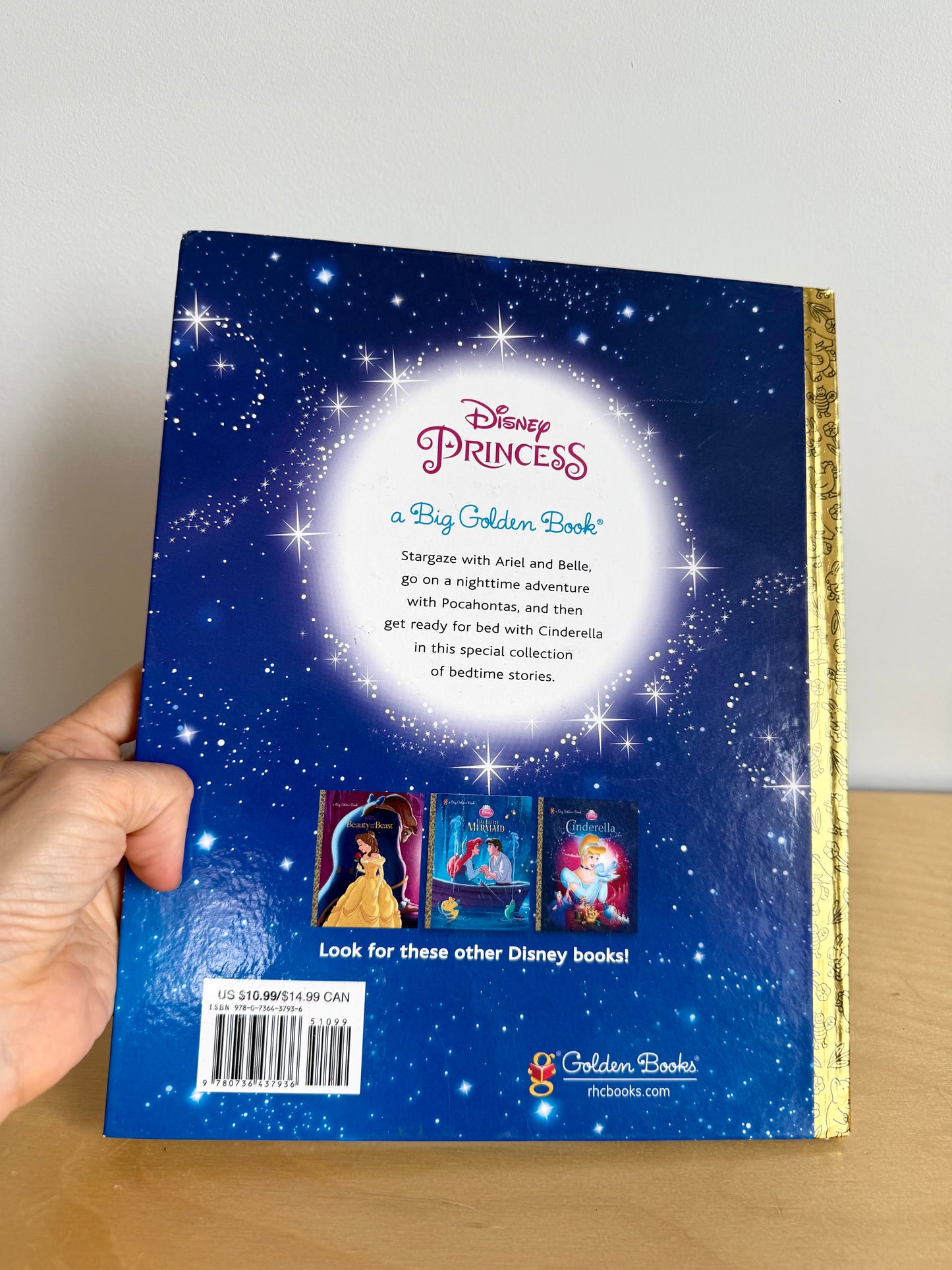 Golden Princess Bedtime Stories Hardcover Book (No Shipping) / 3-7 years