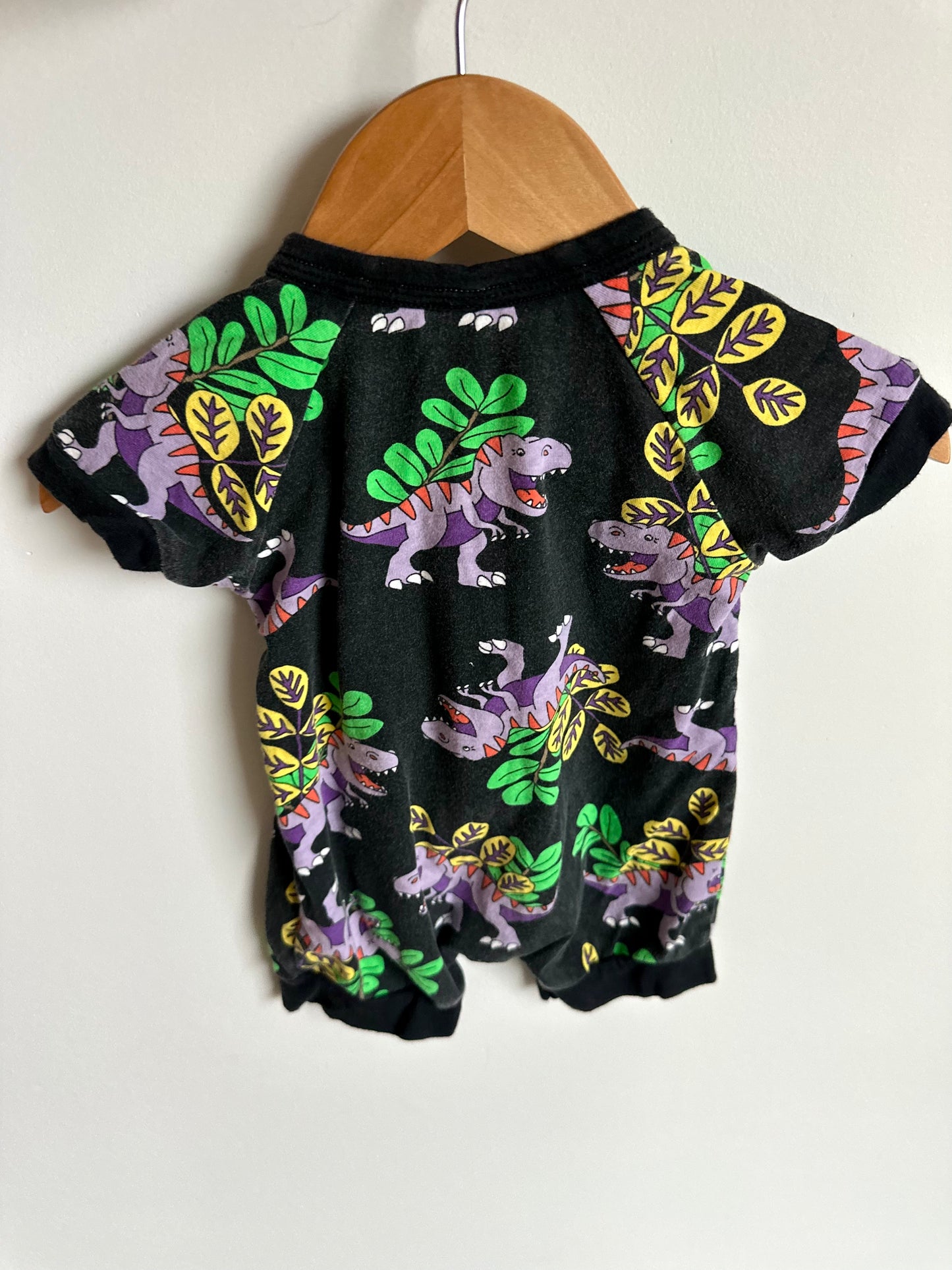 Bonds Purple Dino Romper / 0-3m