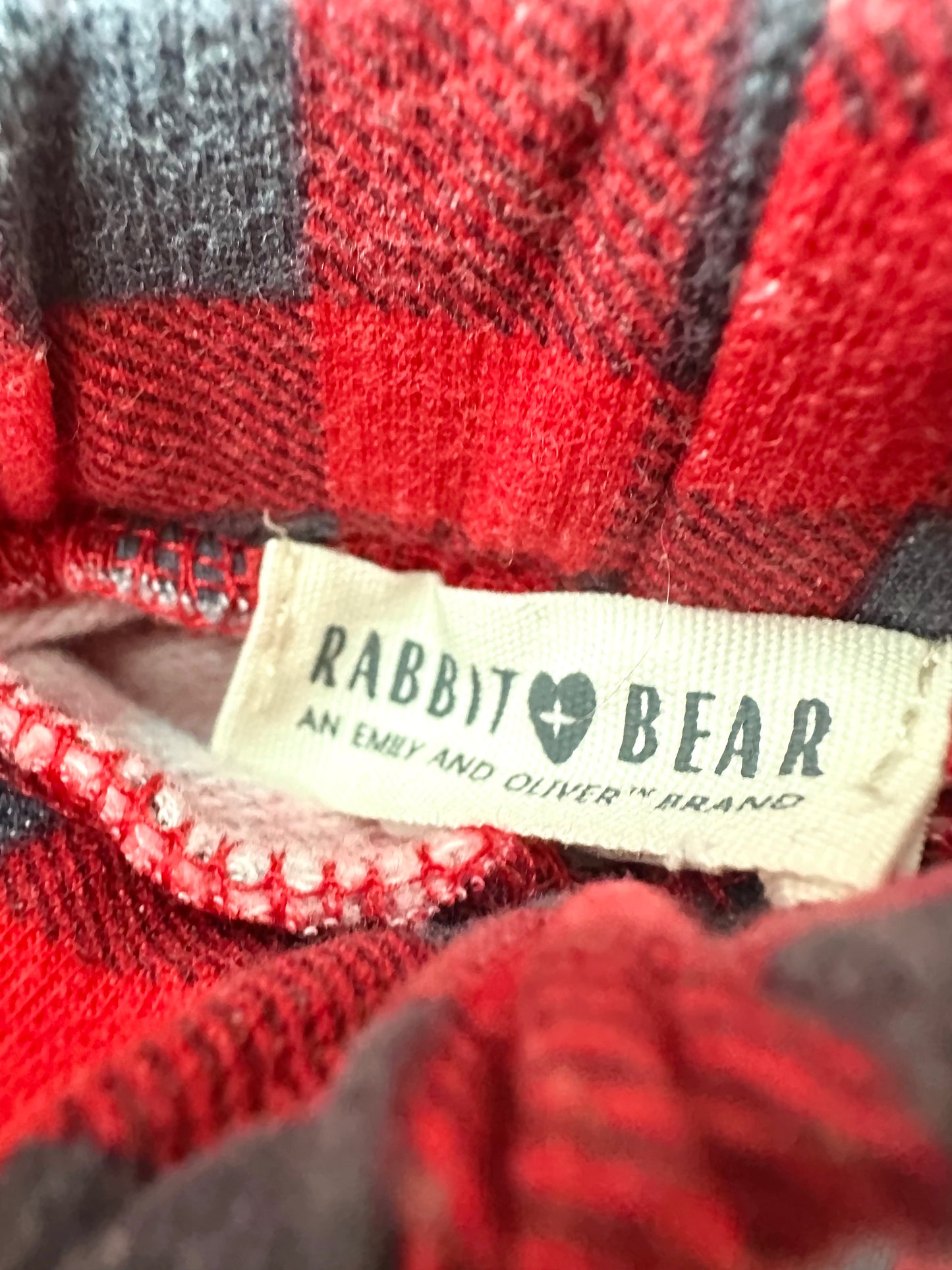 Organic Buffalo Plaid Pants / 3-6m