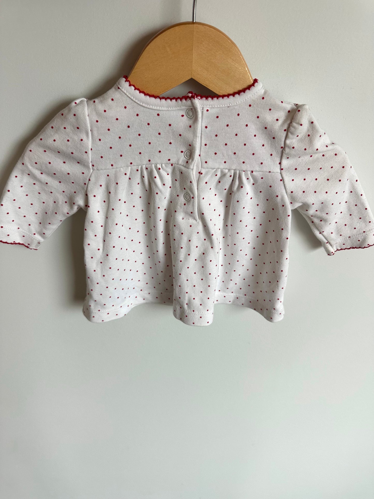 My First Christmas Top + Bottoms Set / 3m