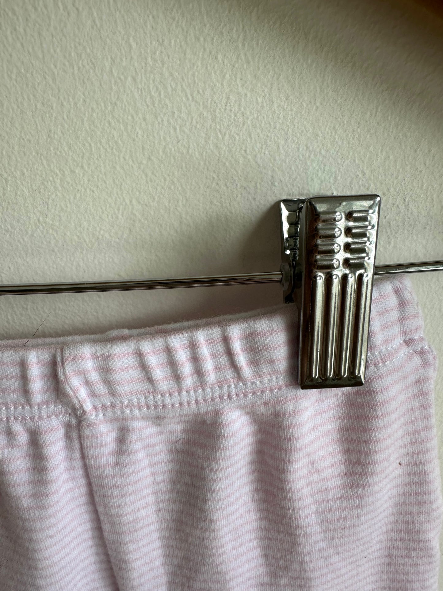 Tapered Pink Striped Pants / 6m