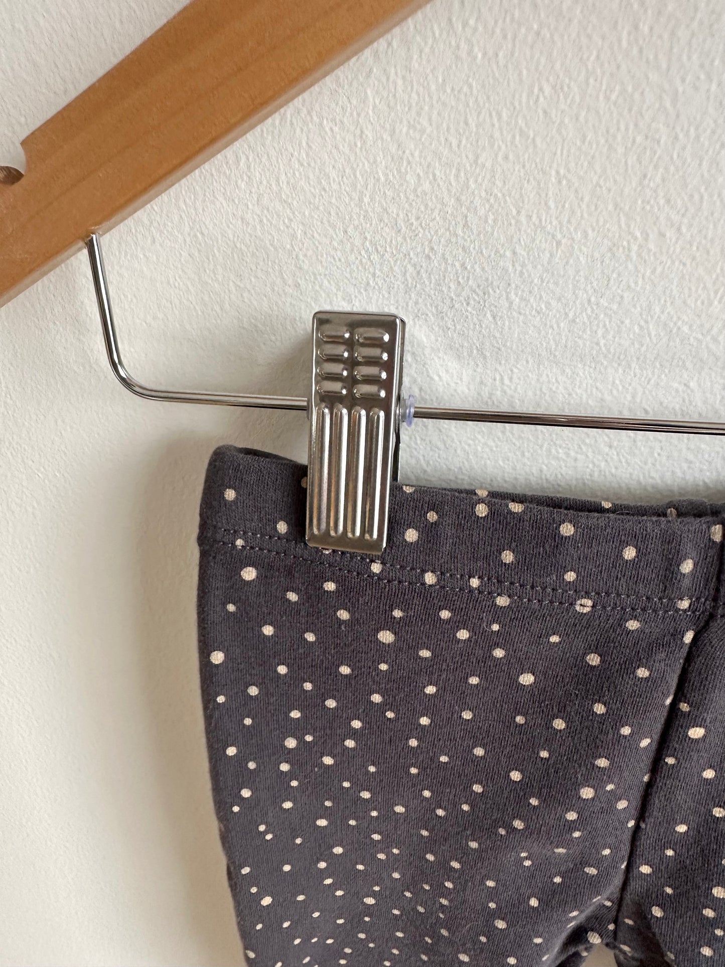 Tapered Dark Dotted Pants / 6m