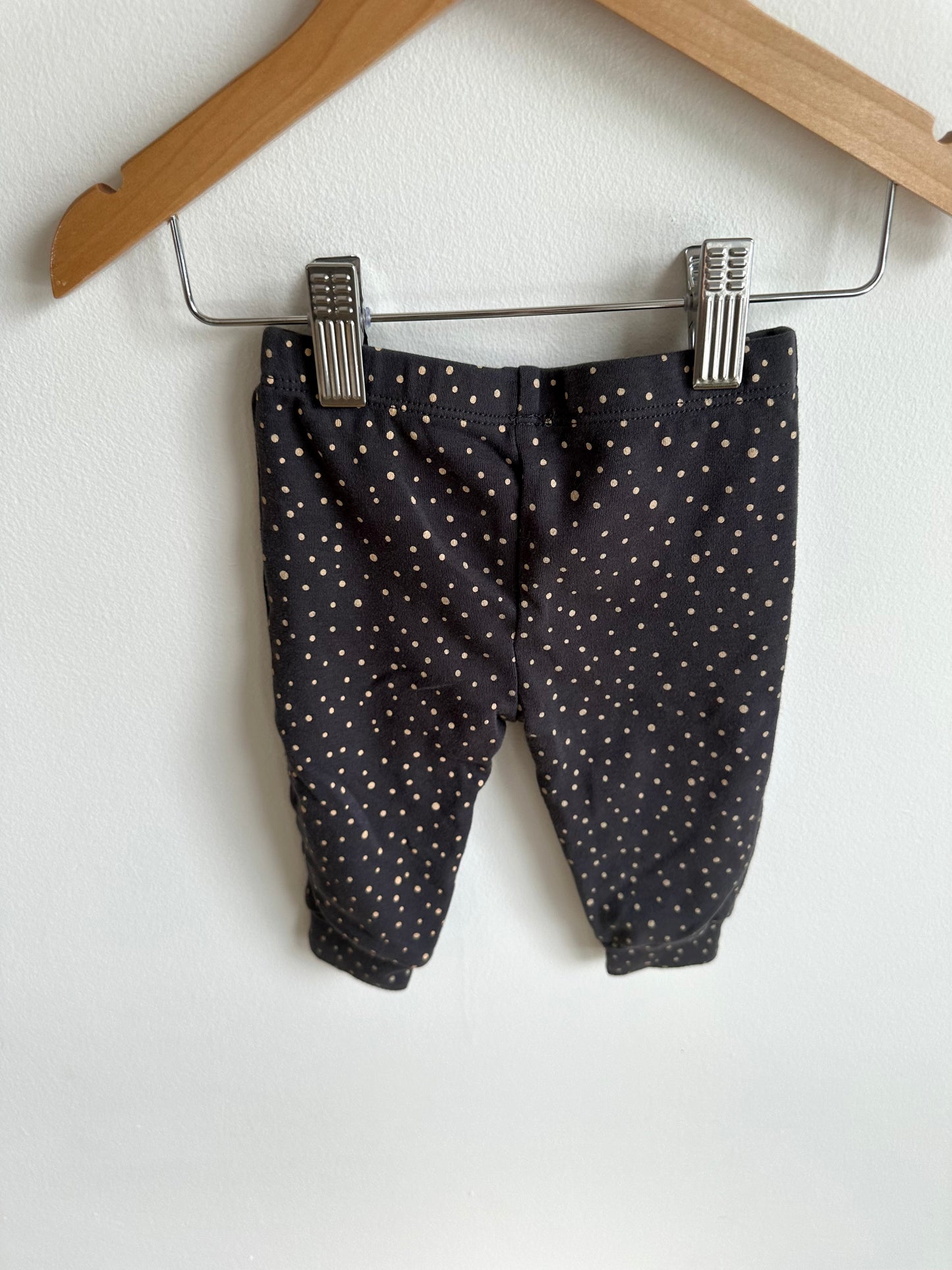 Tapered Dark Dotted Pants / 6m