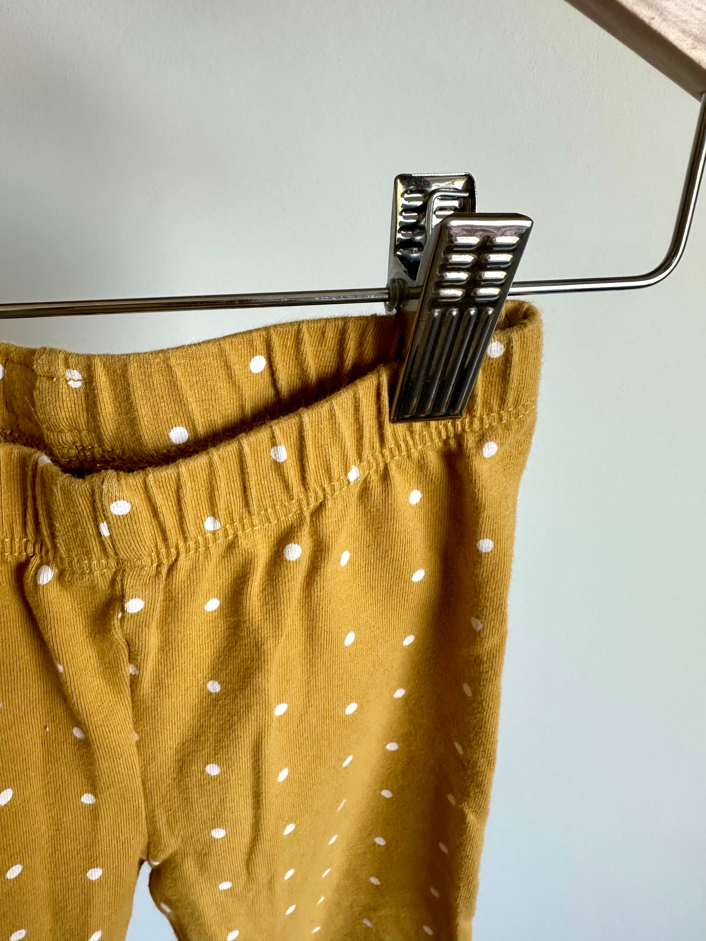 Marigold Dotted Pants / 18-24m