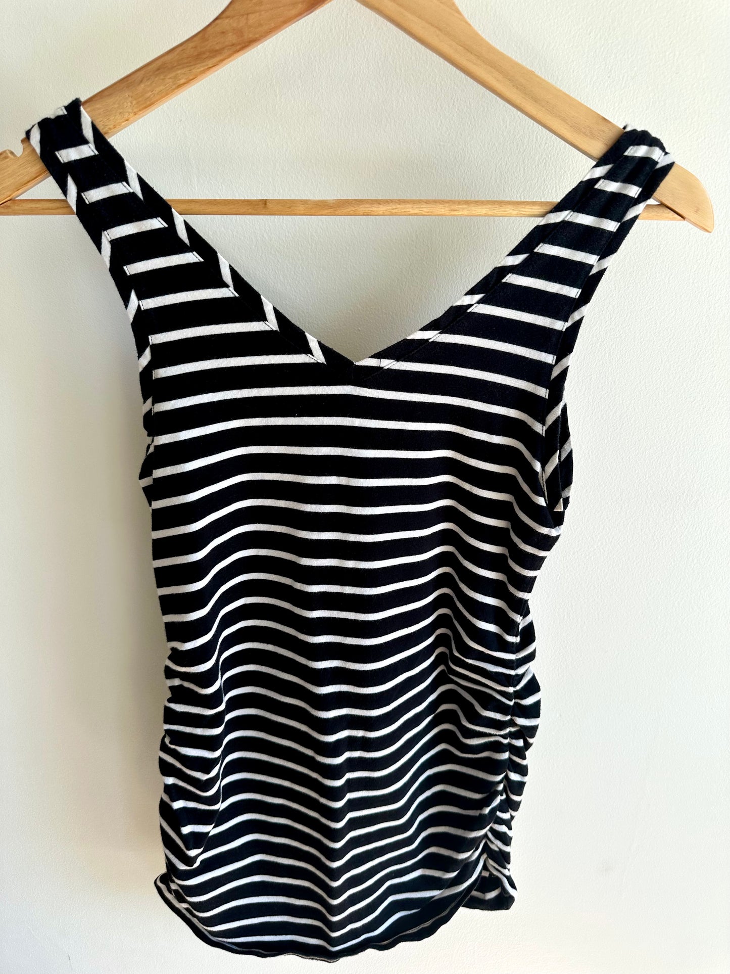 Thyme Striped Maternity Tank / XS