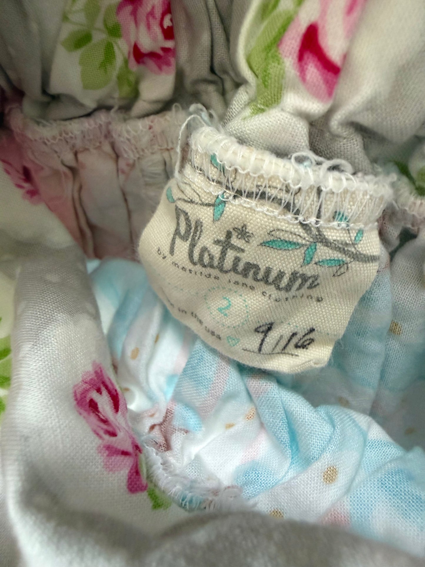 Ballerina Mixed Patterns Dress / 2T