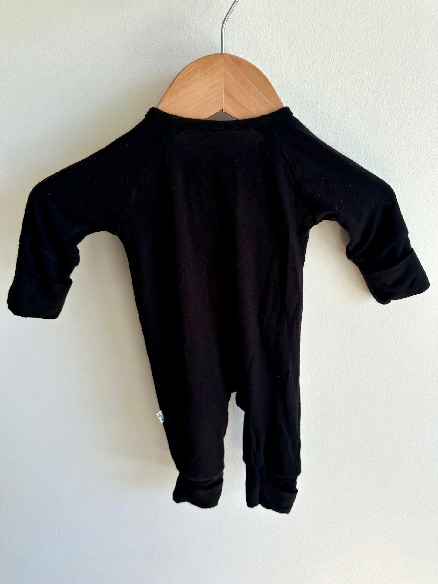 Preemie Bamboo Black Sleeper / 0m