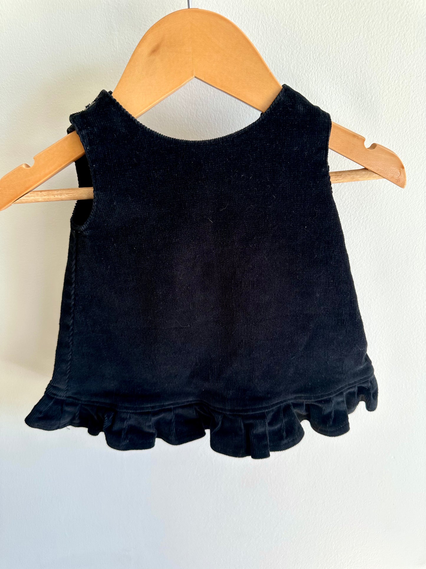 Made in Canada Black Cord Tank / 6m