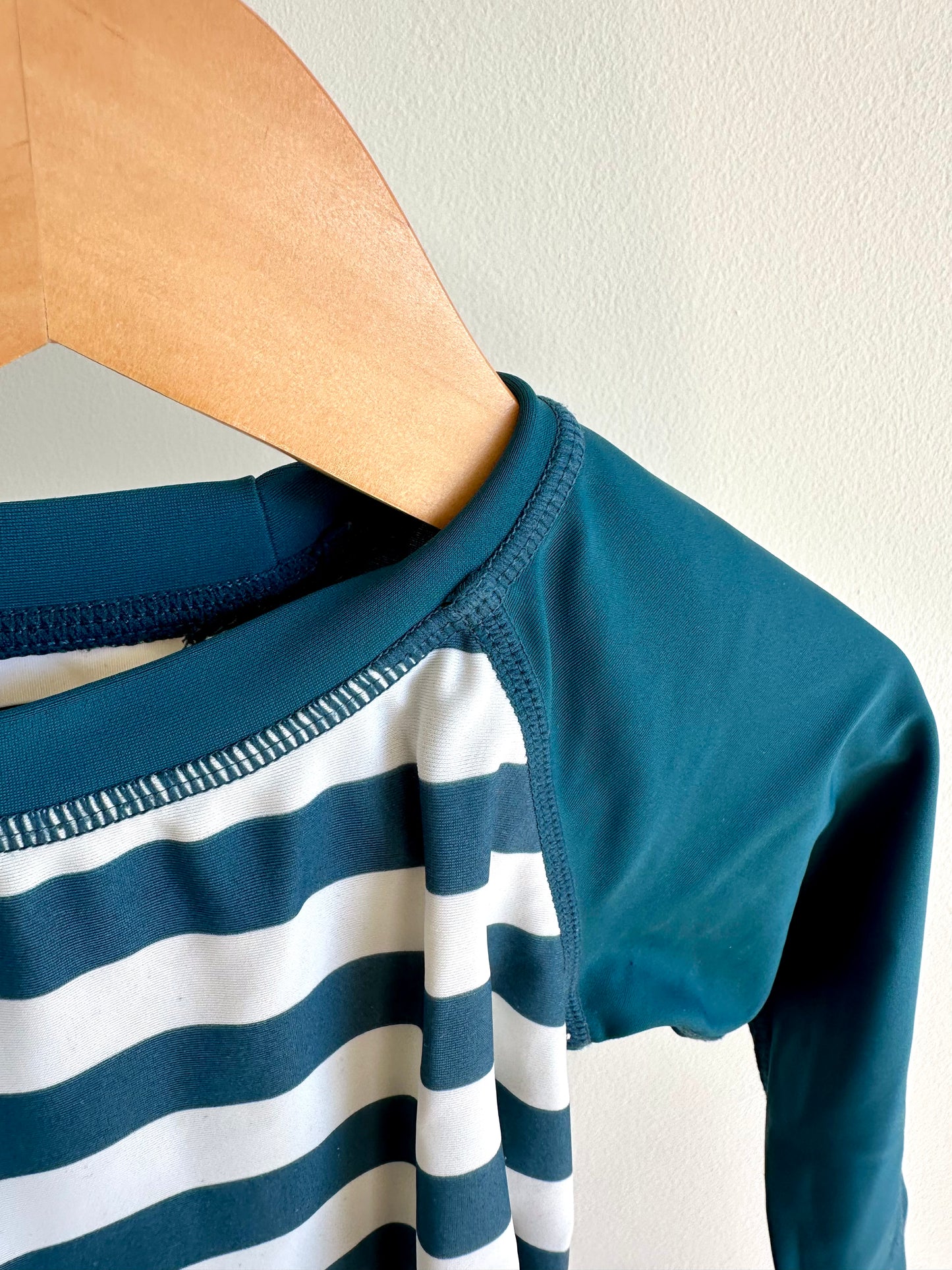 Tea Collection Long Sleeve Stripe Swim Top / 9-12m