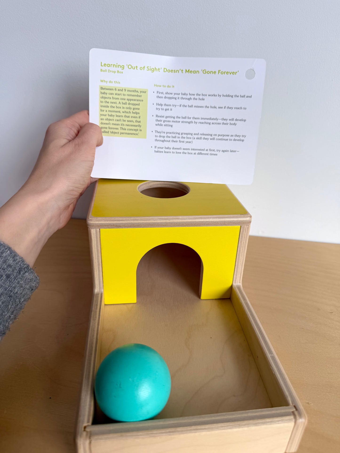 Lovevery Wooden Ball Drop Toy (No Shipping)