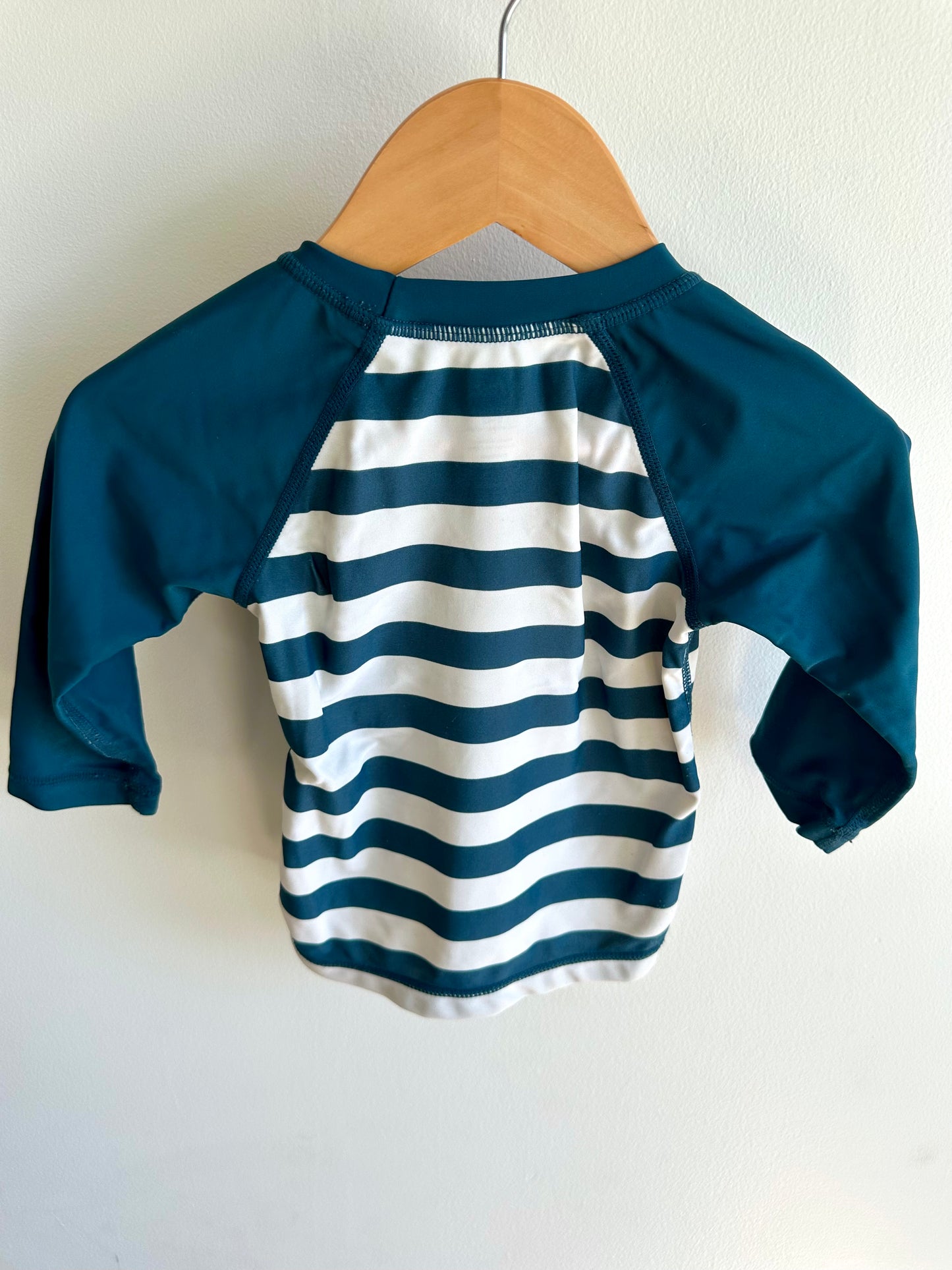 Tea Collection Long Sleeve Stripe Swim Top / 9-12m