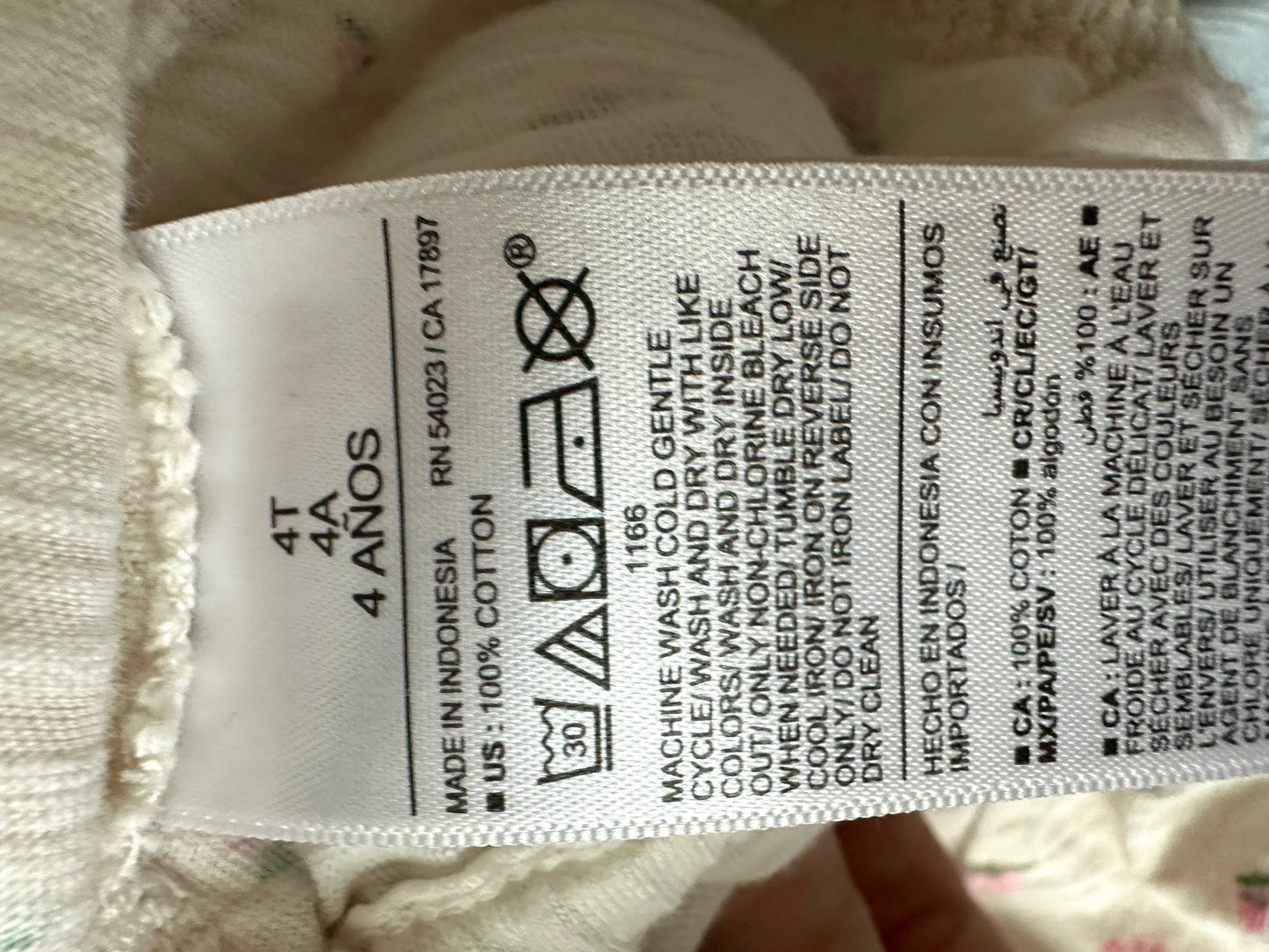 Floral Rushing T-Shirt / 3T