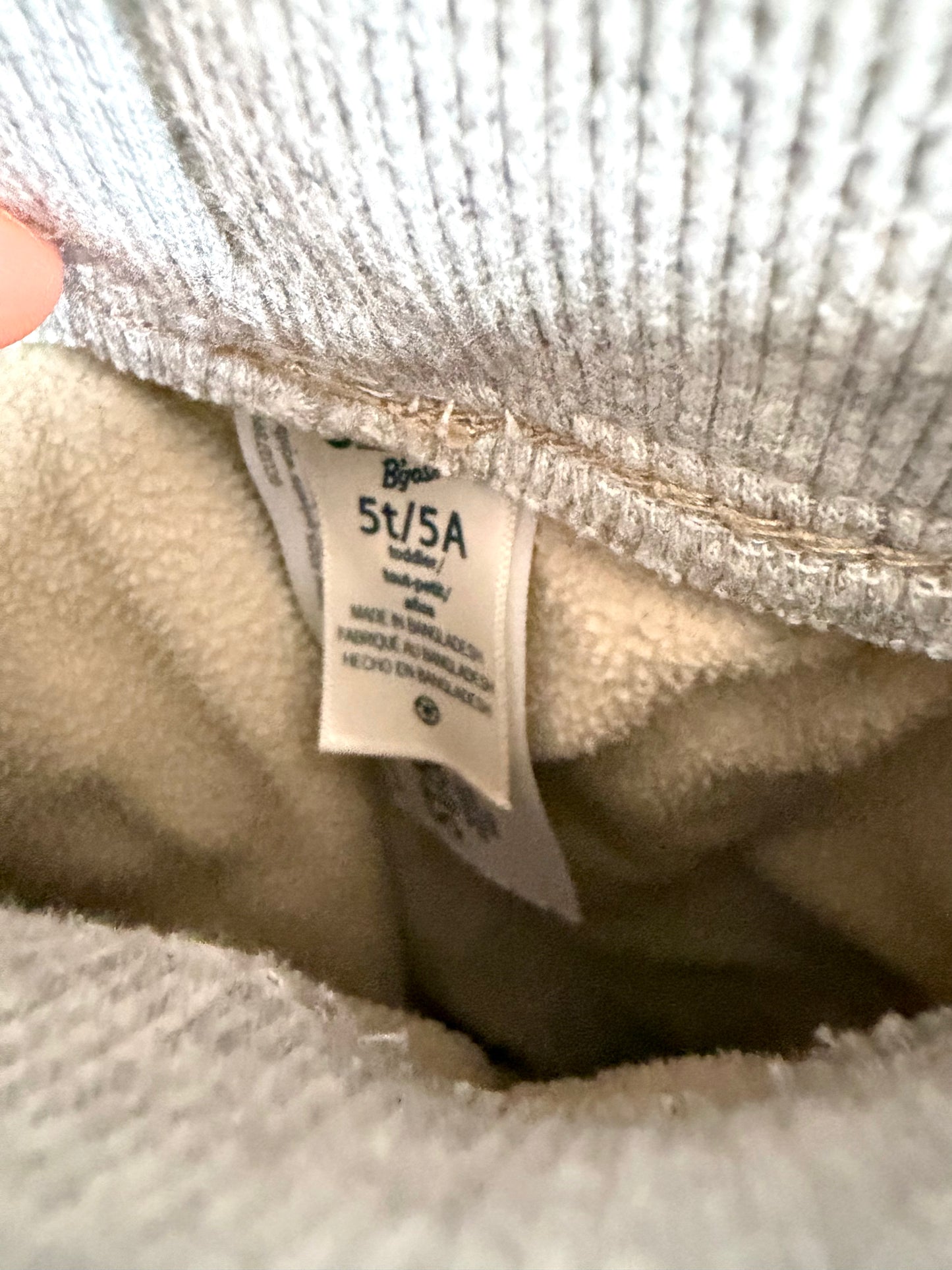 Denim Like Fleece Lined Pants / 5 years