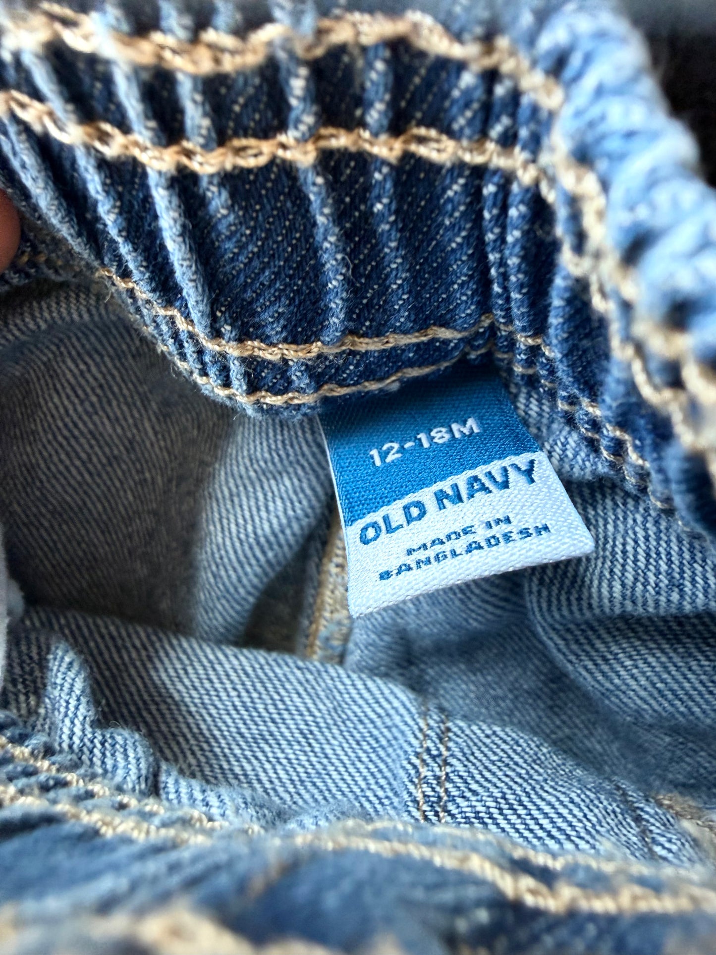 Jean Pocket Shorts / 12-18m