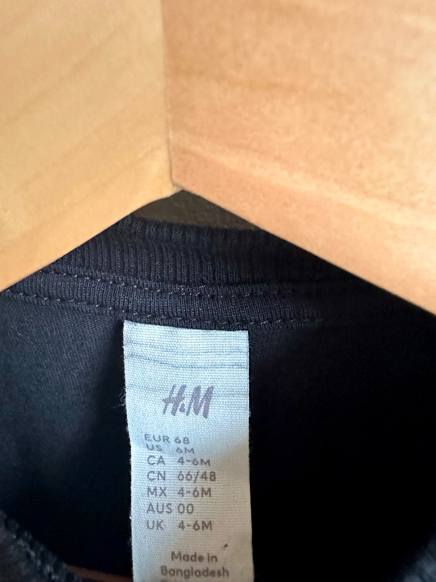 H&M Skeleton Top + Bottoms Set / 4-6m