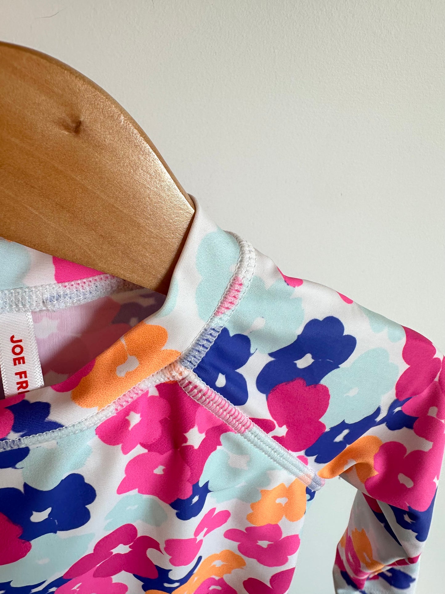 Colored Flower Petal Swim Top / 2T