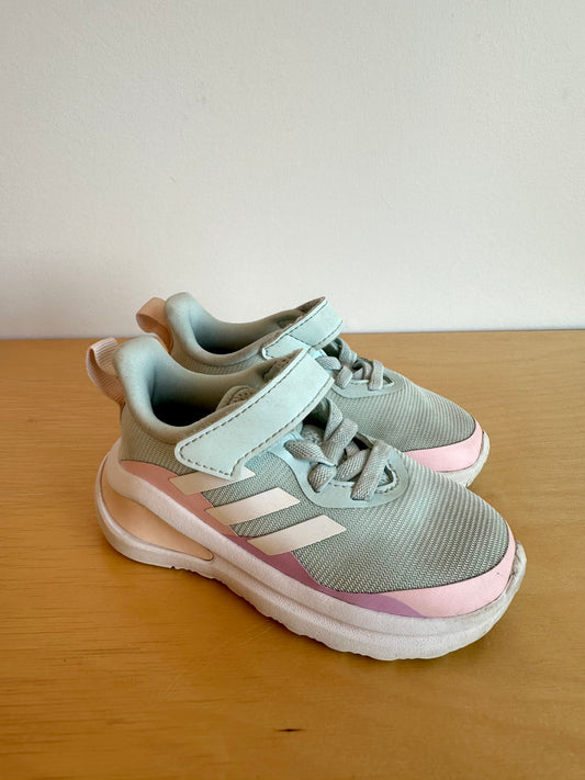 Adidas Pink + Grey Shoes / Size 6 Toddler