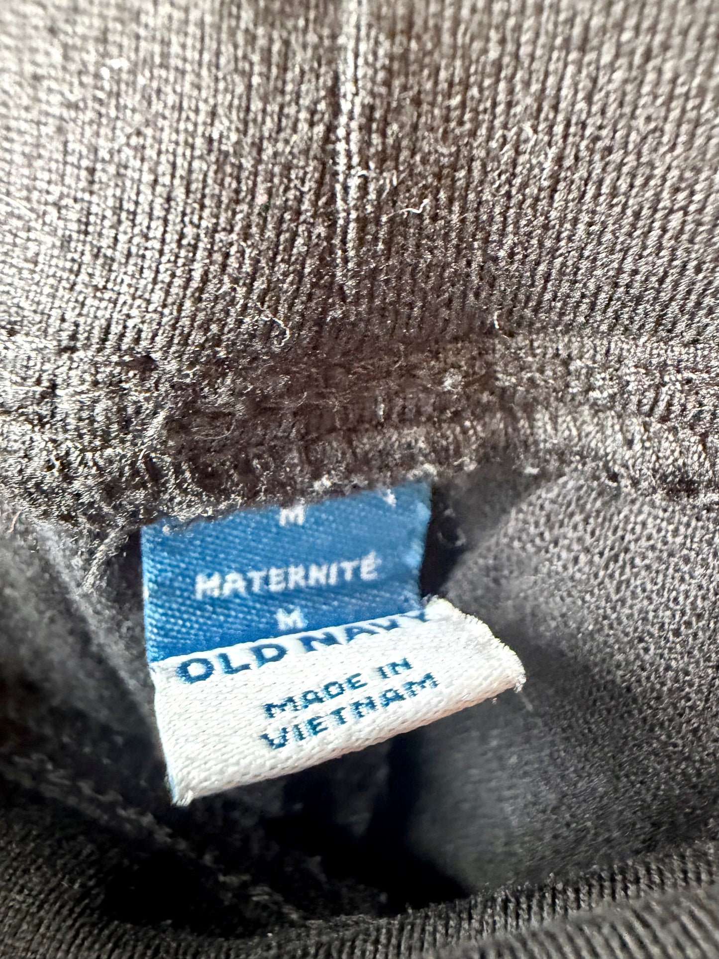 Charcoal Maternity Linen Pants / Medium