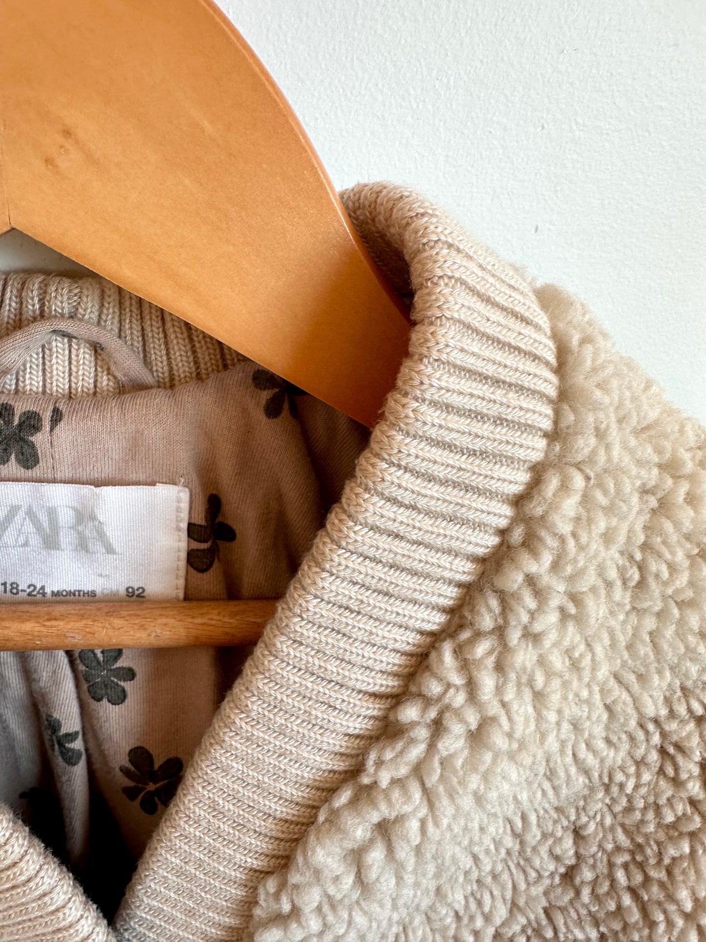 Zara Sherpa Coat / 18-24m