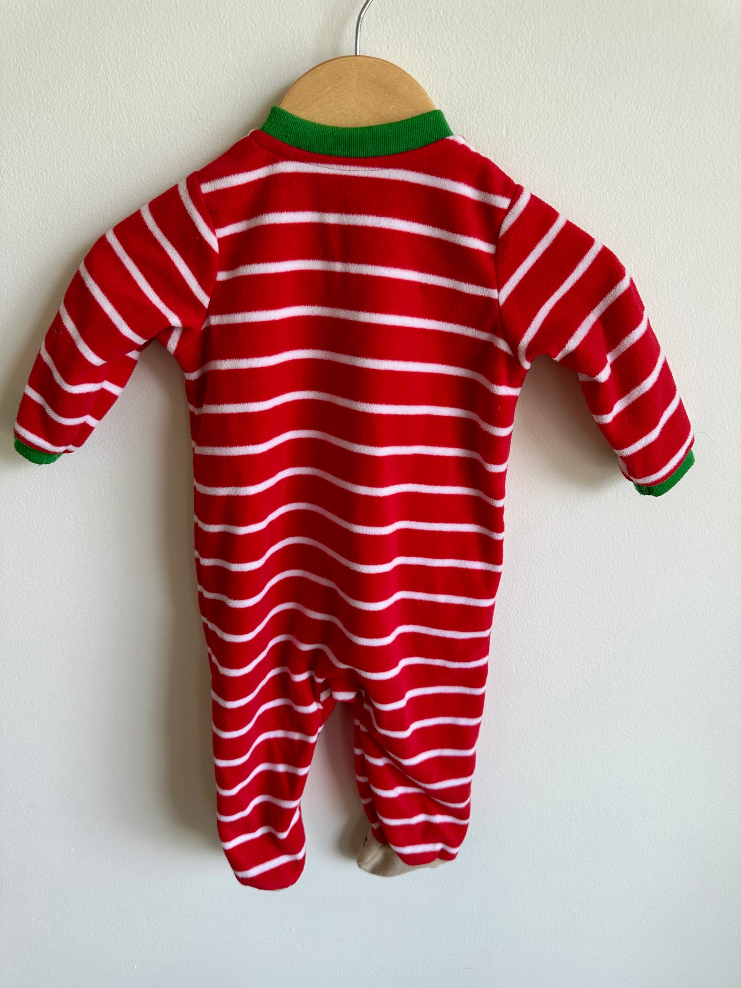 Reindeer Striped Sleeper / 6m