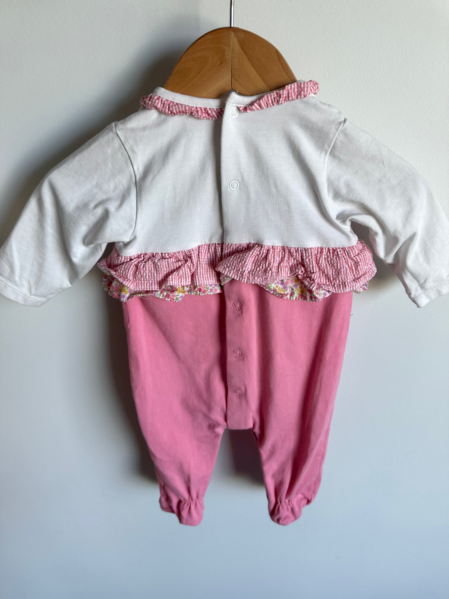 Mayoral Pink Flower Jumpsuit / 1-2m