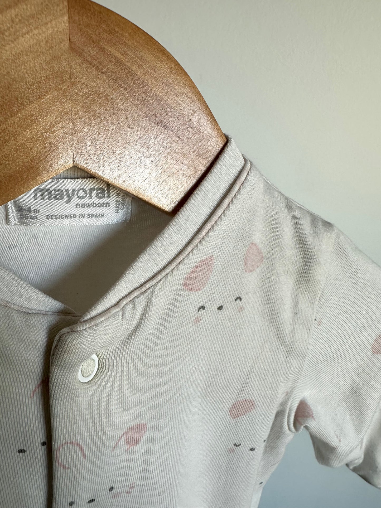 Mayoral Bunny Snap Sleeper / 2-4m