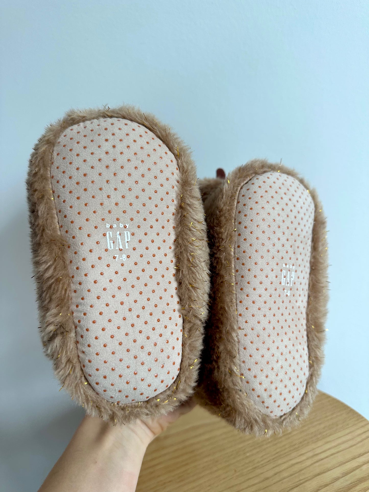 Gap Reindeer Slippers / Size 7-8 Toddler
