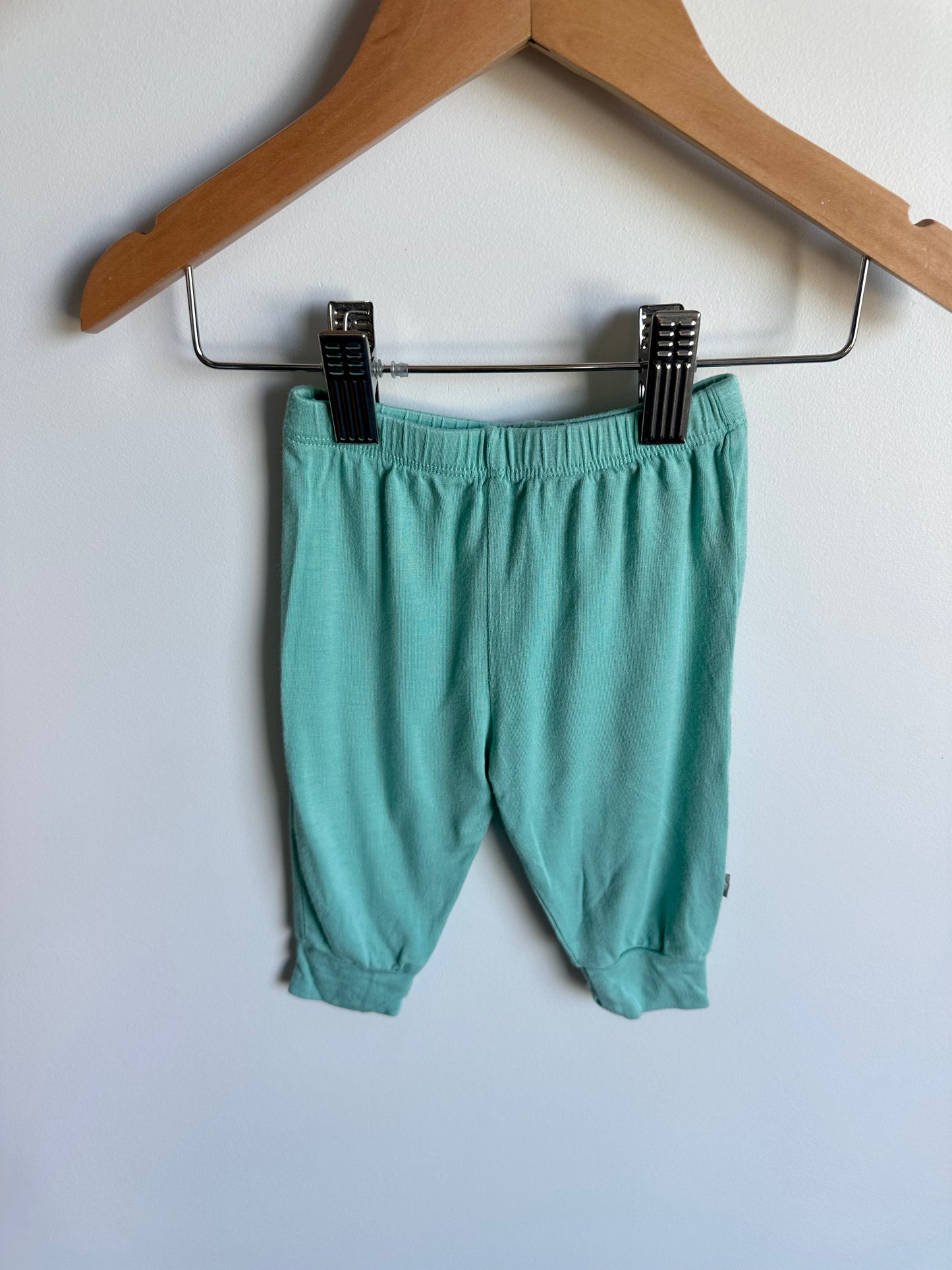 Kyte Newborn Teal Bamboo Pants / 0m
