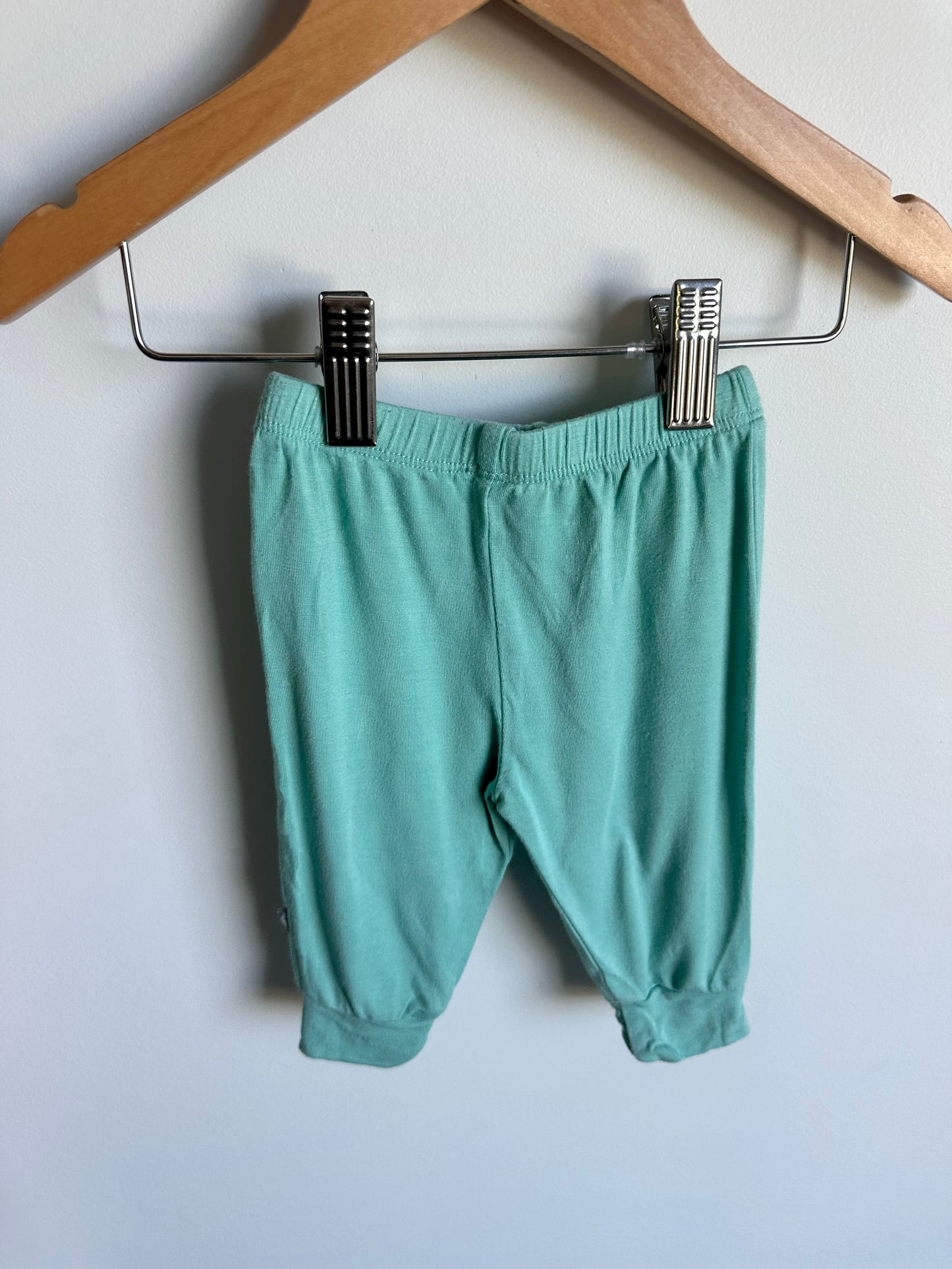 Kyte Newborn Teal Bamboo Pants / 0m