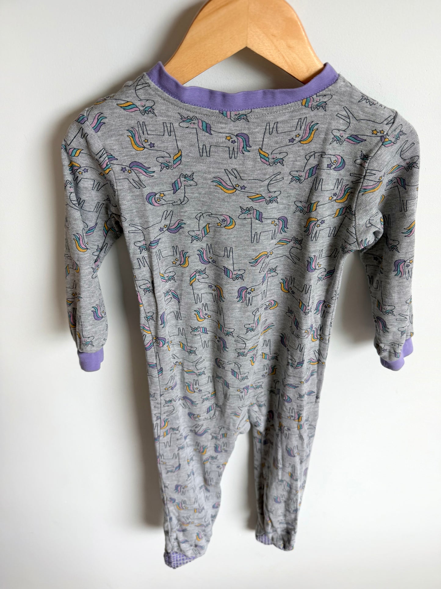 Unicorn Footed Sleeper / 3T