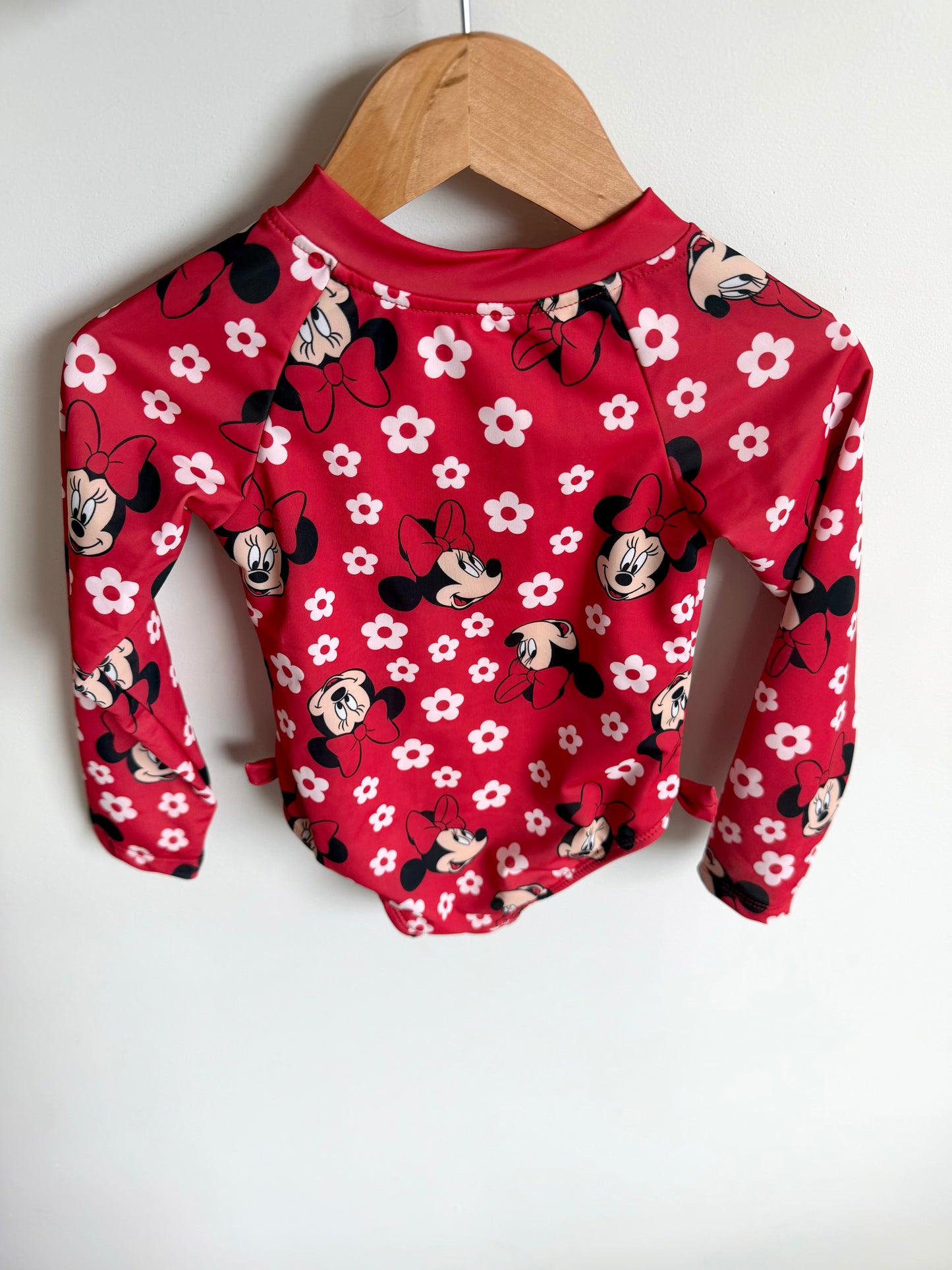 Minnie Long Sleeve Swim Suit / 3T