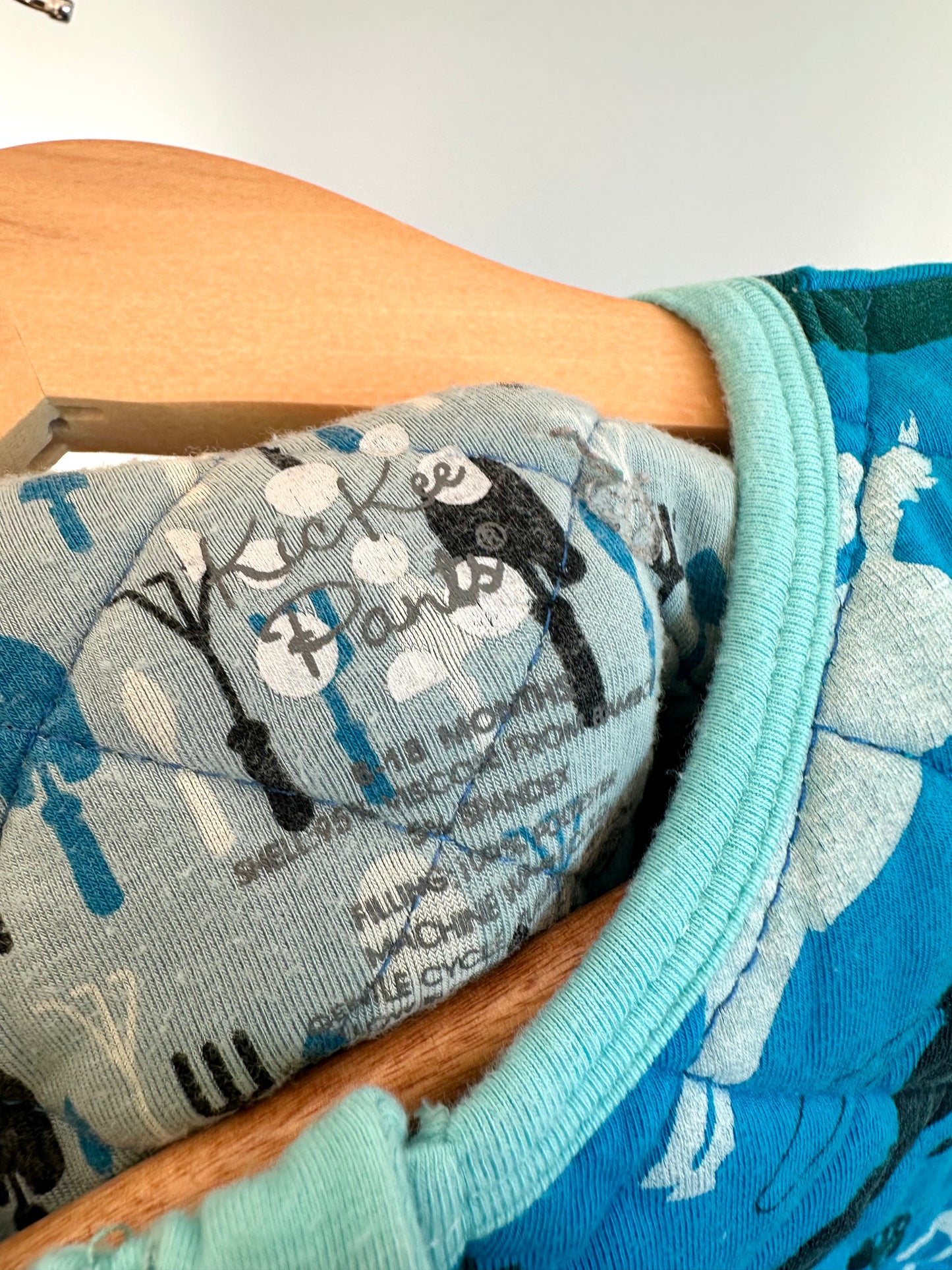 Kickee Pants Quilted Blue Rodeo Sleep Sac / 6-18m