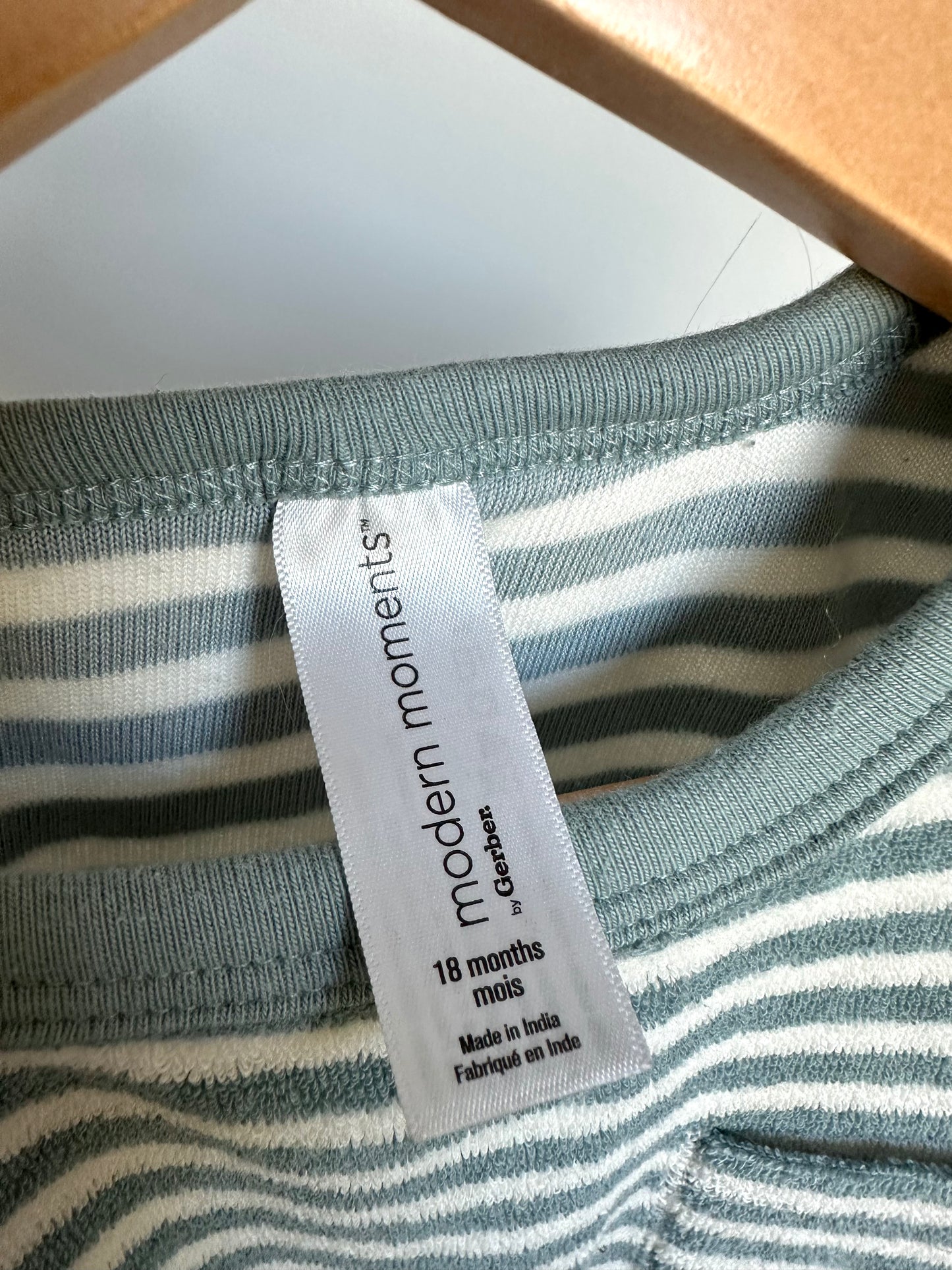 Blue Stripe Terry T-shirt / 18m