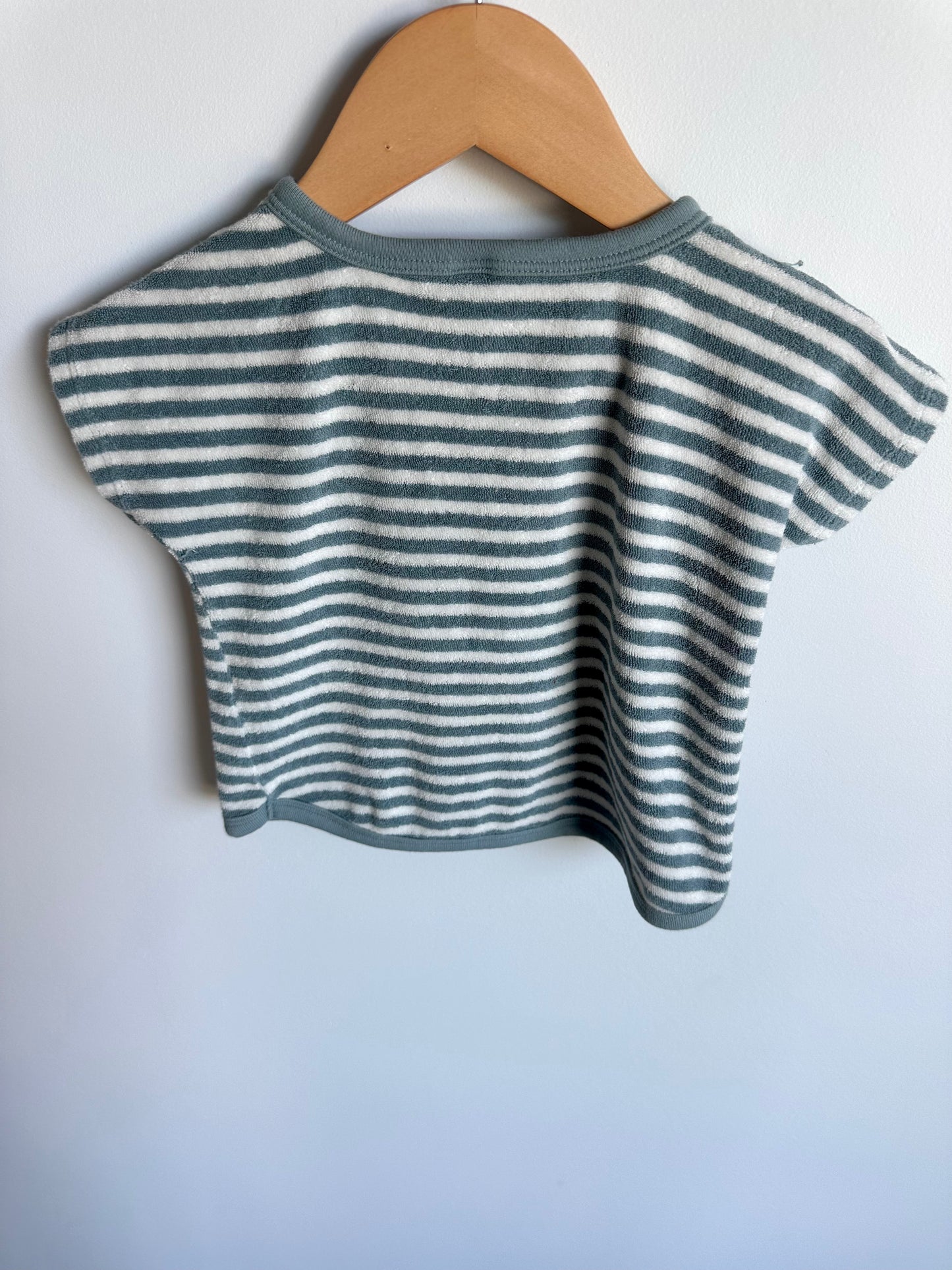 Blue Stripe Terry T-shirt / 18m