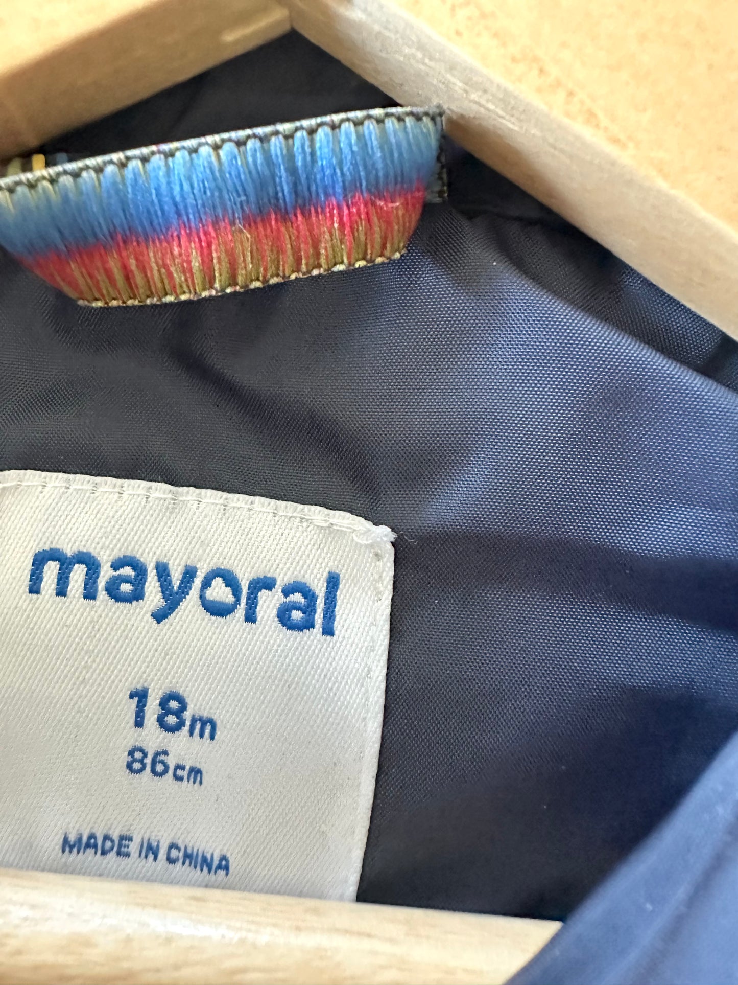 Mayoral Navy Puffer Vest / 18m